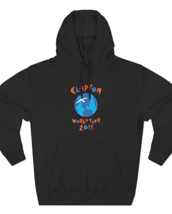 Eric Clapton World Tour 2011 Three-Panel Fleece Hoodie