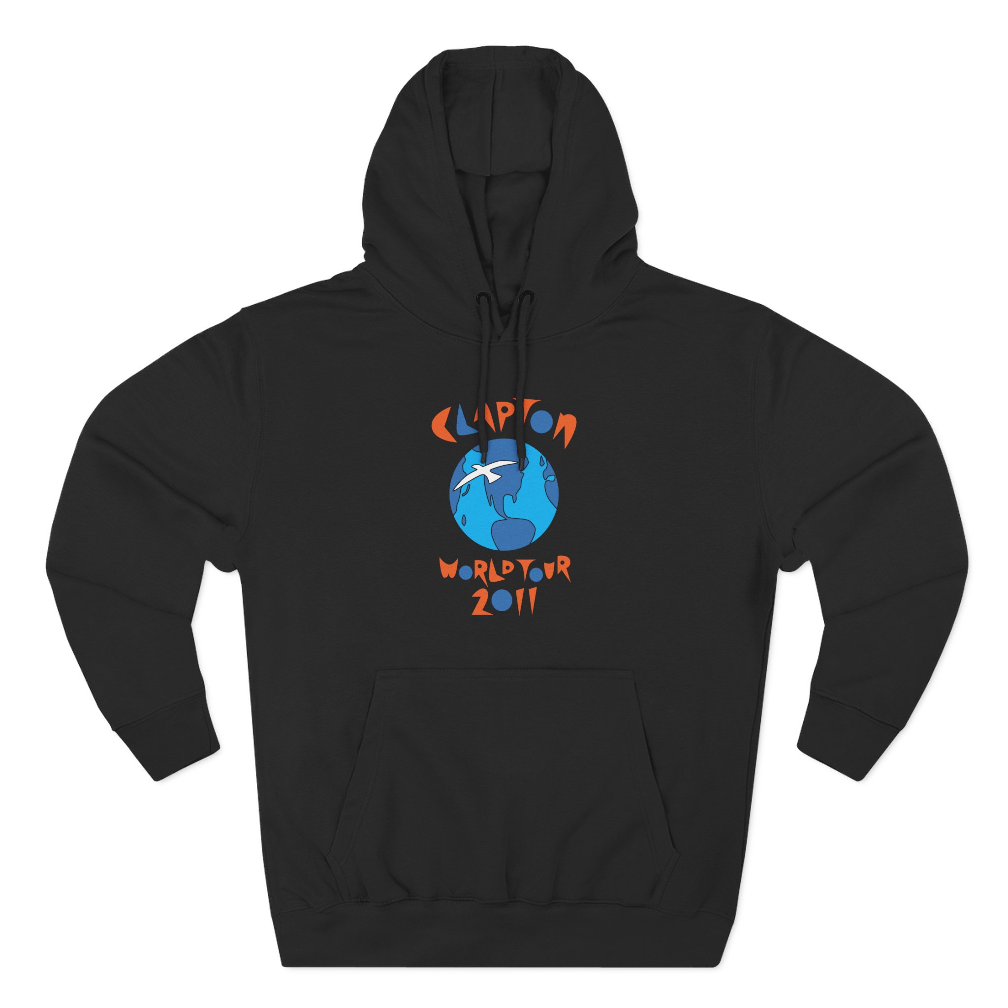 Eric Clapton World Tour 2011 Three-Panel Fleece Hoodie