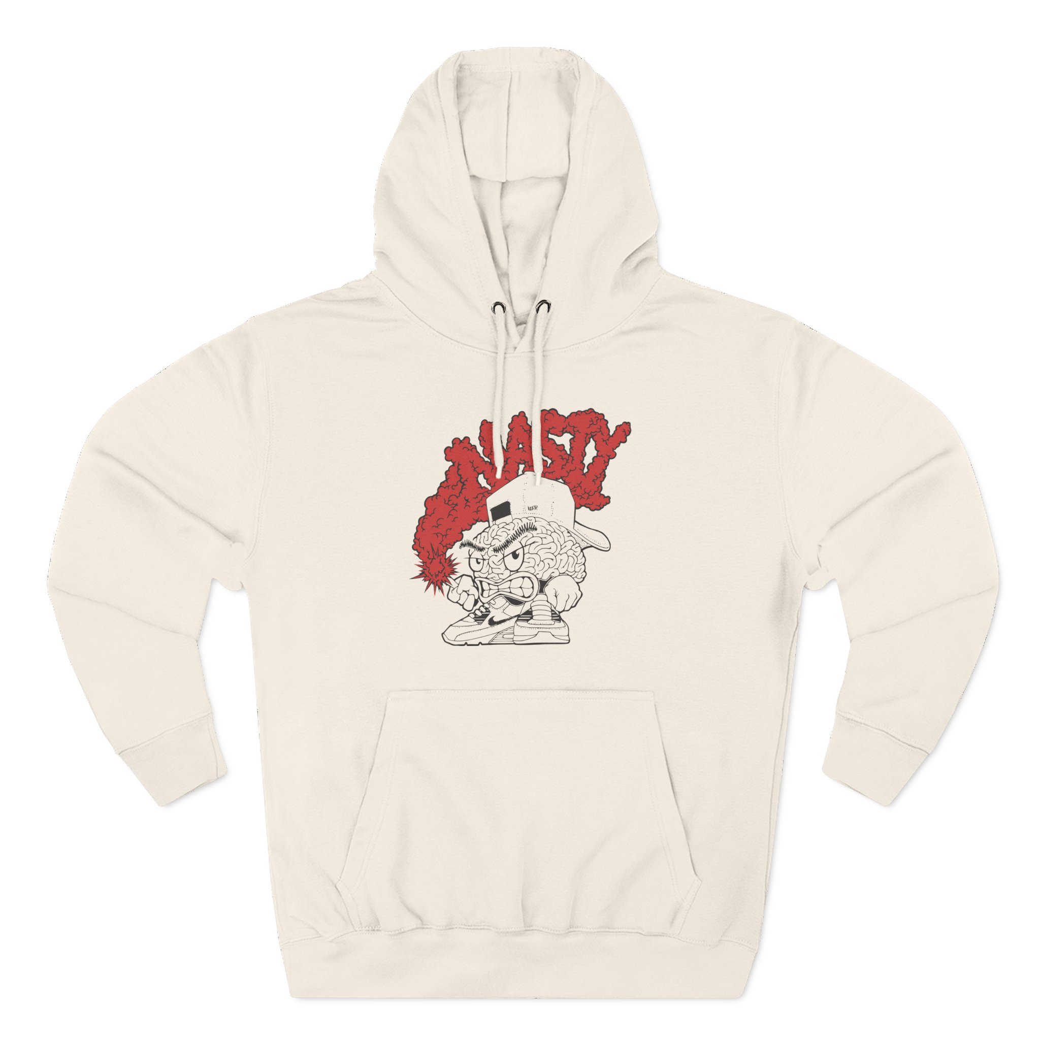 Nasty mbwtw Three-Panel Fleece Hoodie