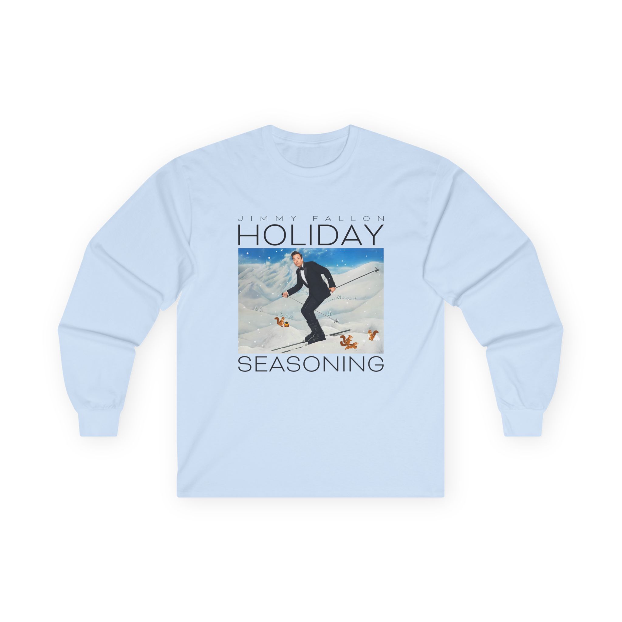 Jimmy Fallon Holiday Seasoning Unisex Ultra Cotton Long Sleeve Tee