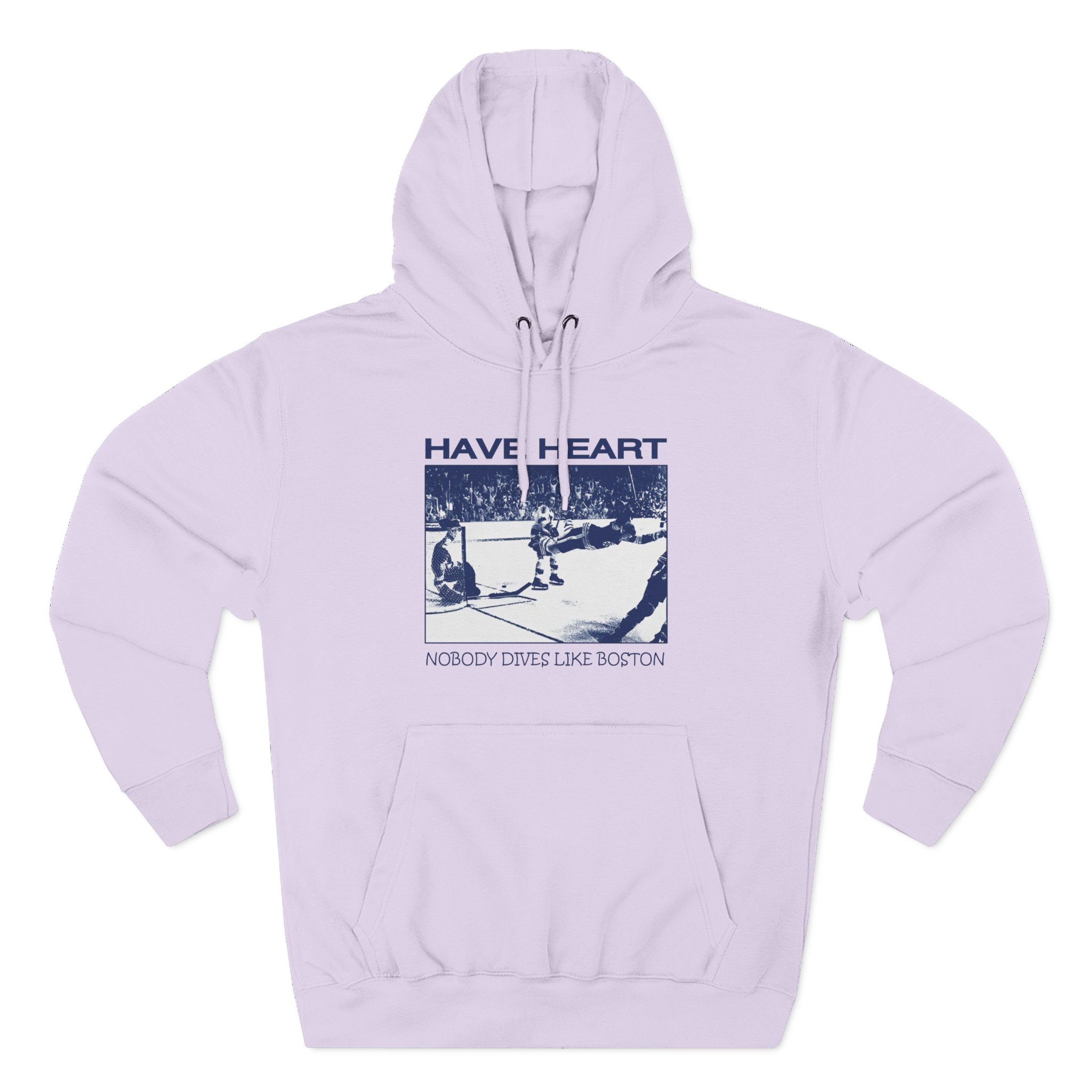 Have Heart Nobody Dives Like Boston Three-Panel Fleece Hoodie