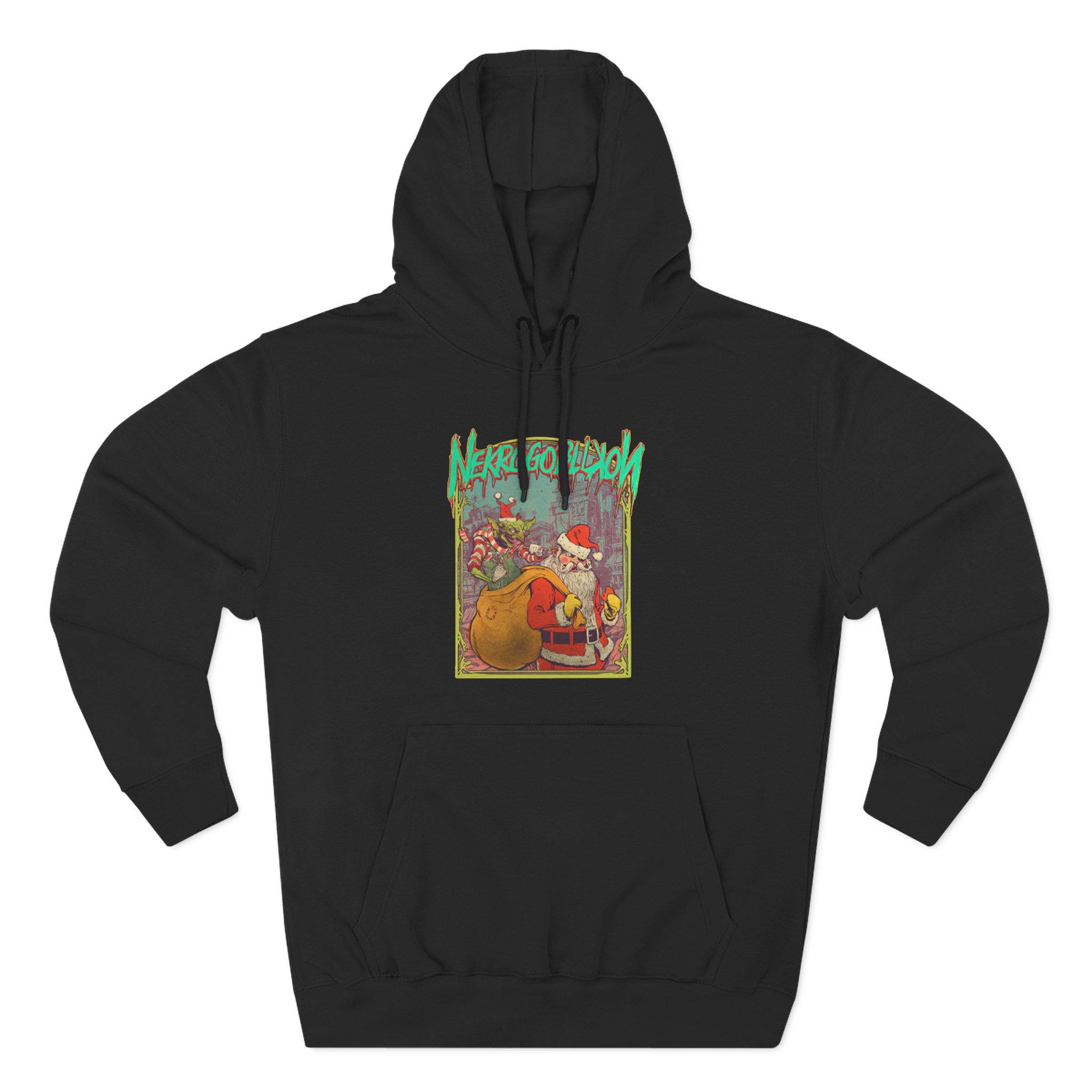 Nekrogoblikon 2023 Xmas Three-Panel Fleece Hoodie