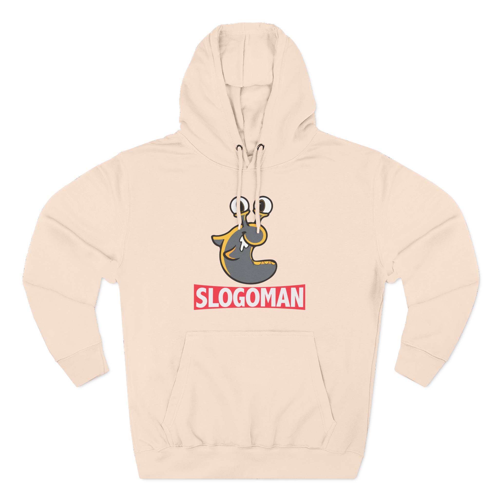Slogoman Three-Panel Fleece Hoodie
