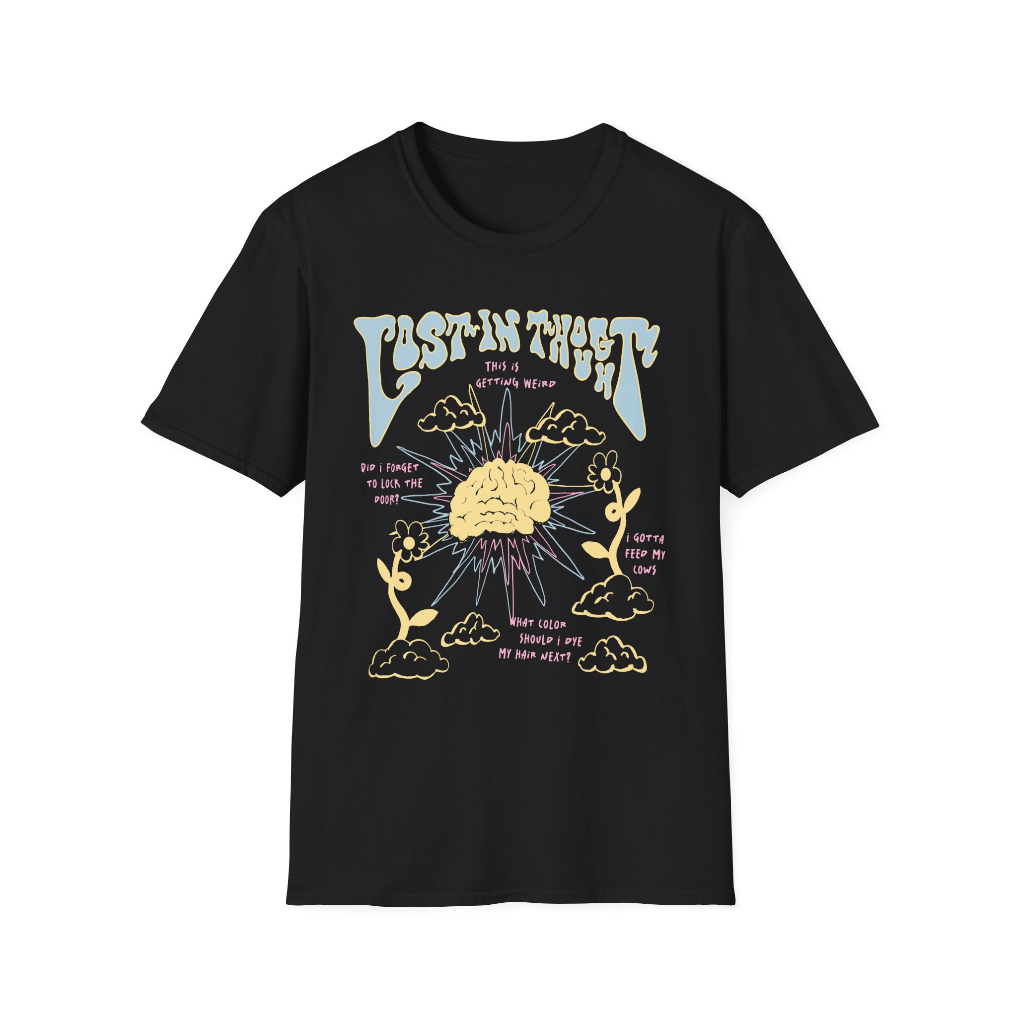 Kallmekris Lost In Thought Unisex Softstyle T-Shirt
