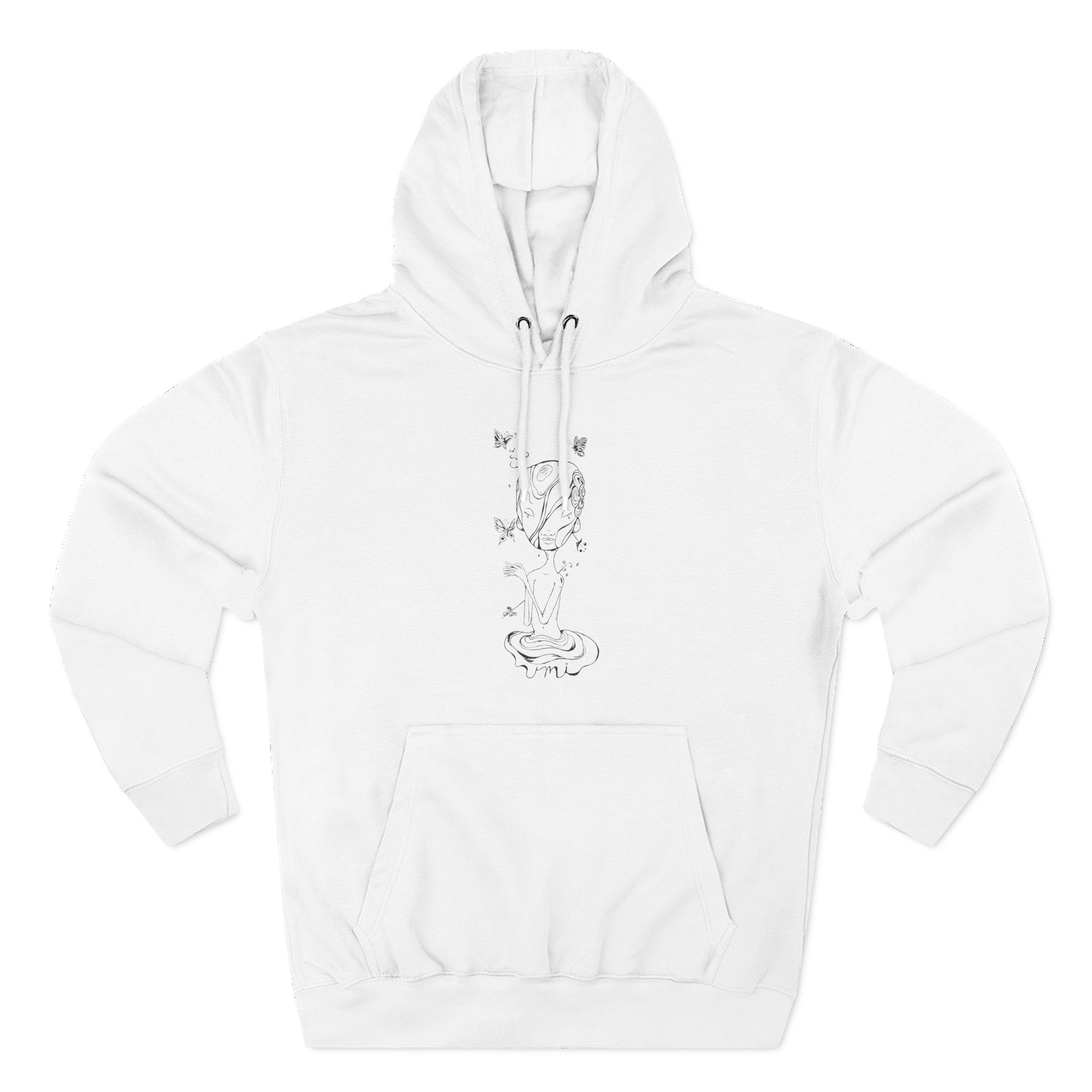 Umi Butterfly Three-Panel Fleece Hoodie
