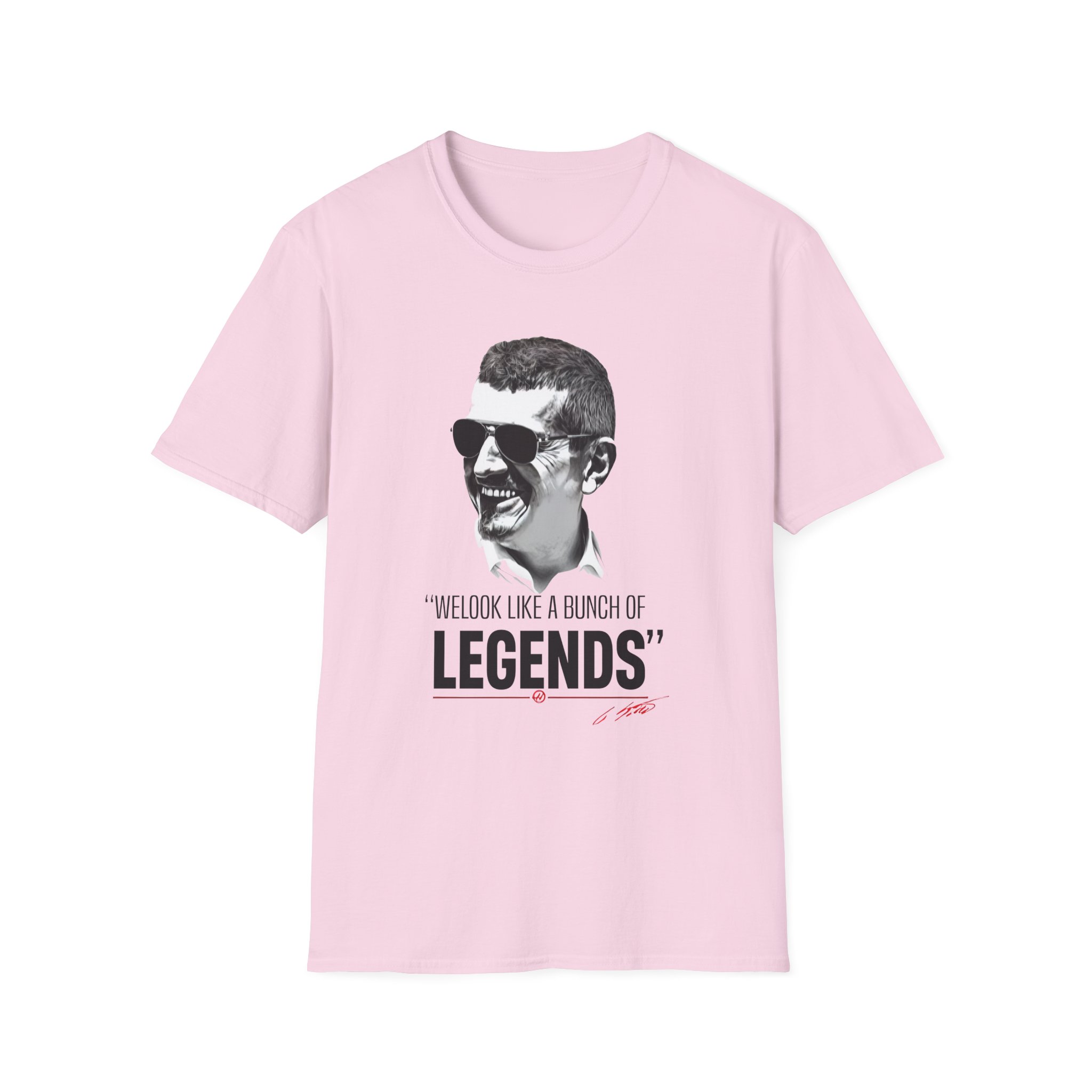 Haas F1 Guenther Steiner Legends Unisex Softstyle T-Shirt