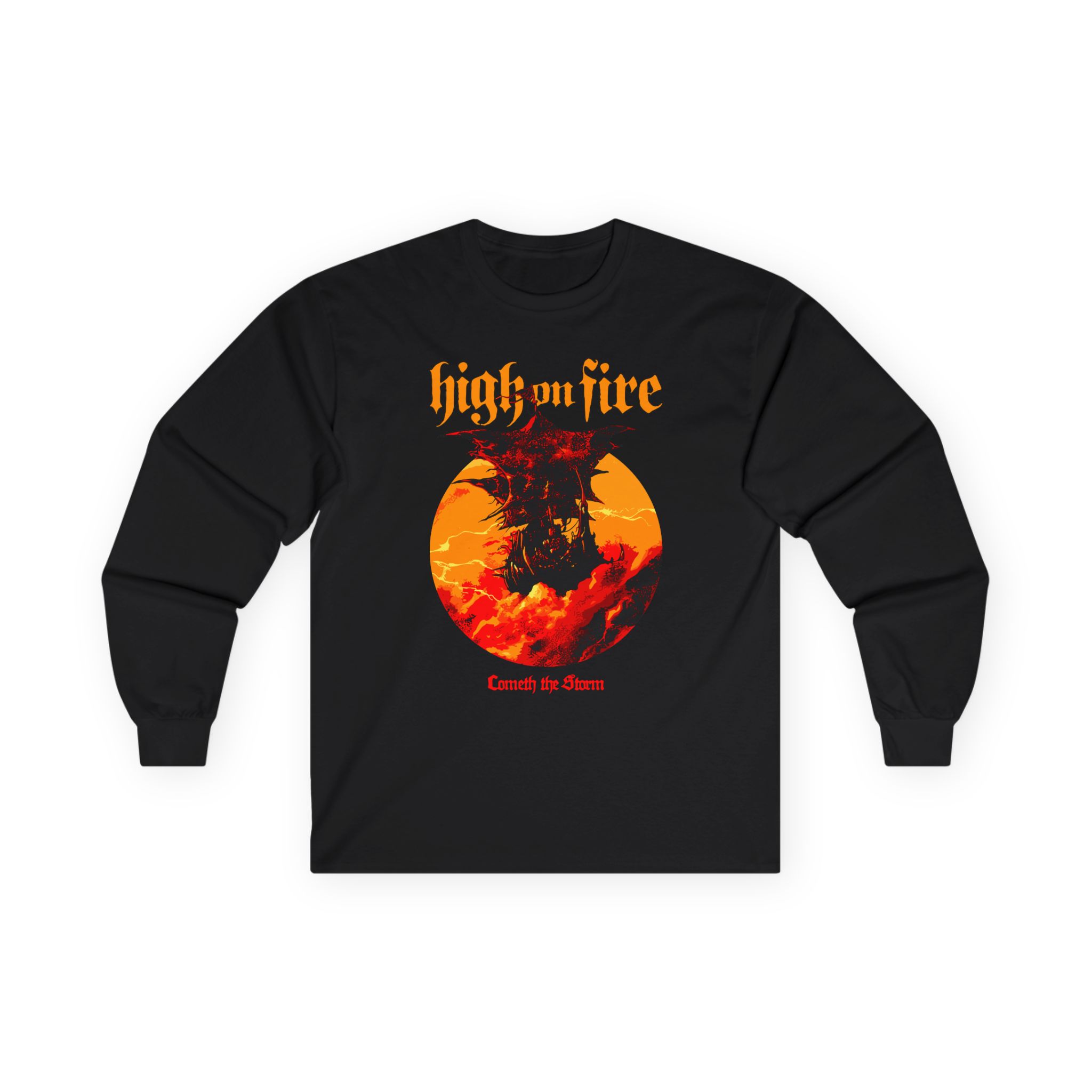 High on Fire Cometh the Storm Unisex Ultra Cotton Long Sleeve Tee