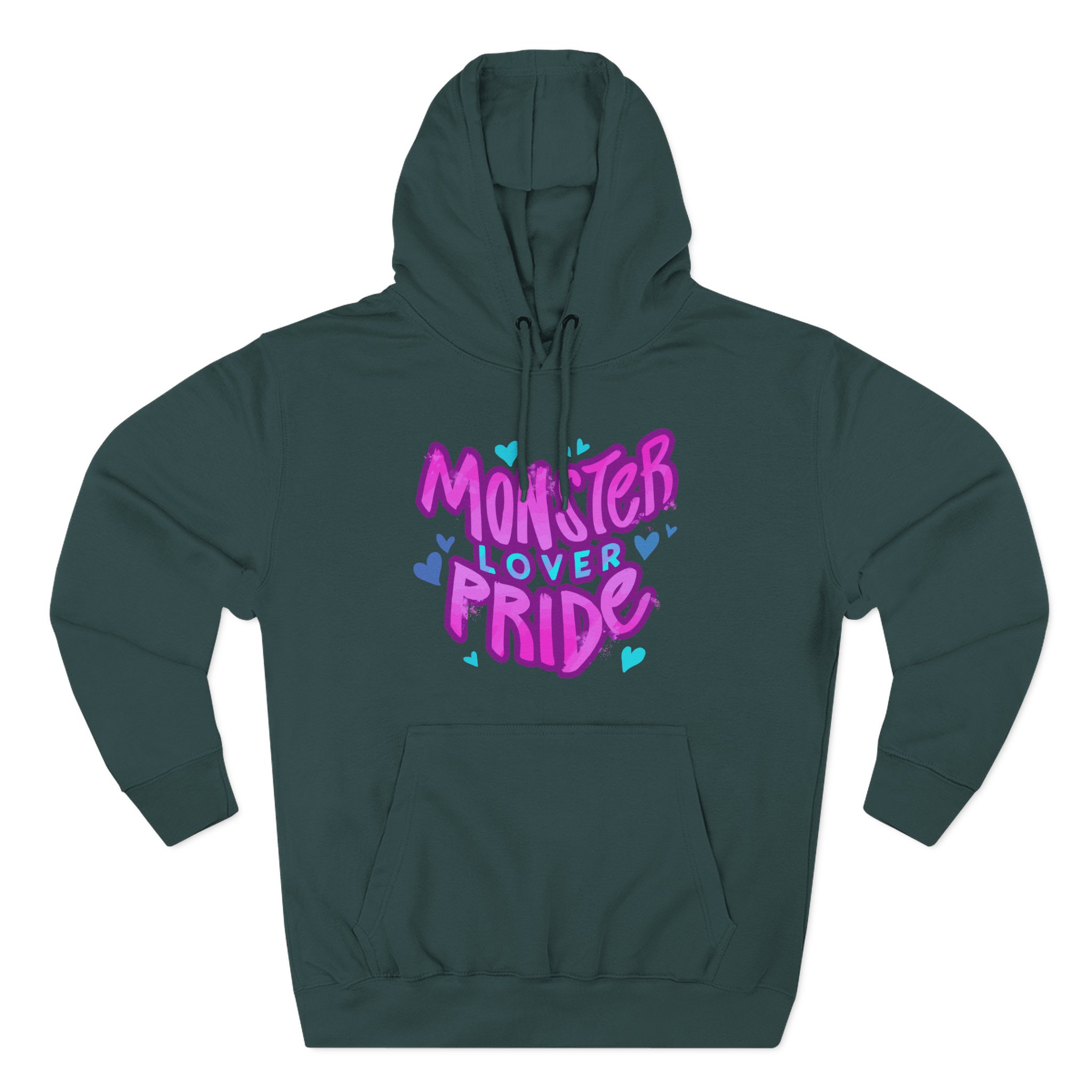 Vivziepop Monster Lover Pride Three-Panel Fleece Hoodie