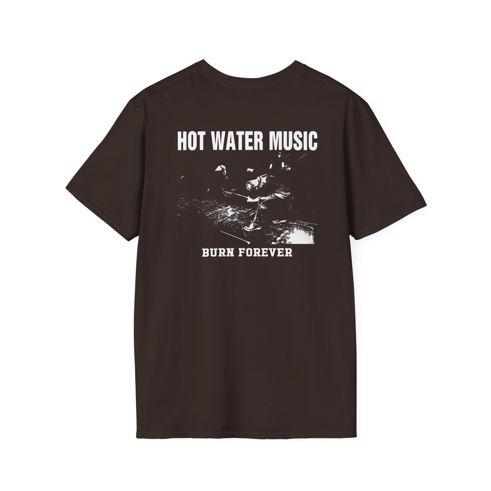 Hot Water Music Burn Forever Unisex Softstyle T-Shirt