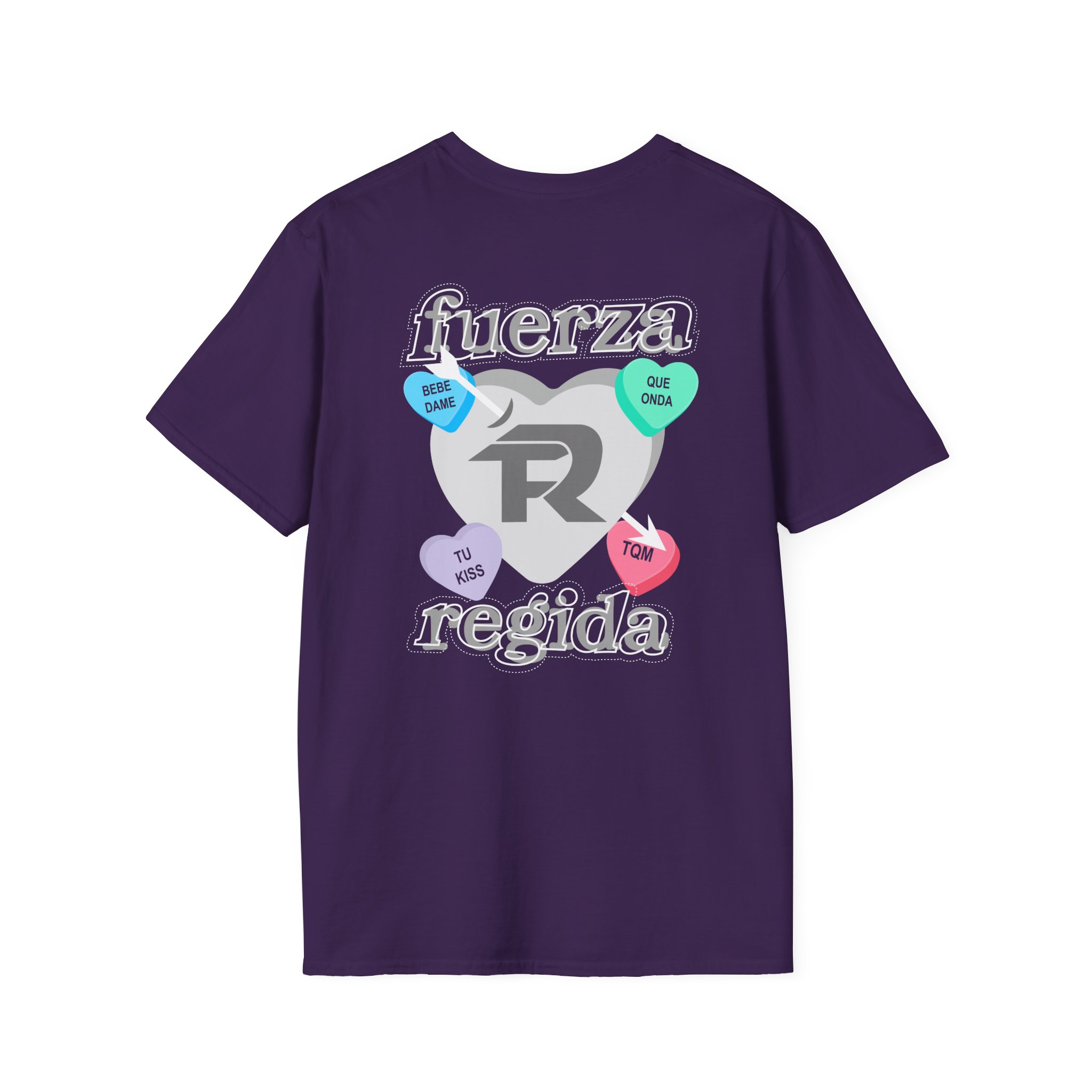 Fuerza Regida Candy Hearts Unisex Softstyle T-Shirt