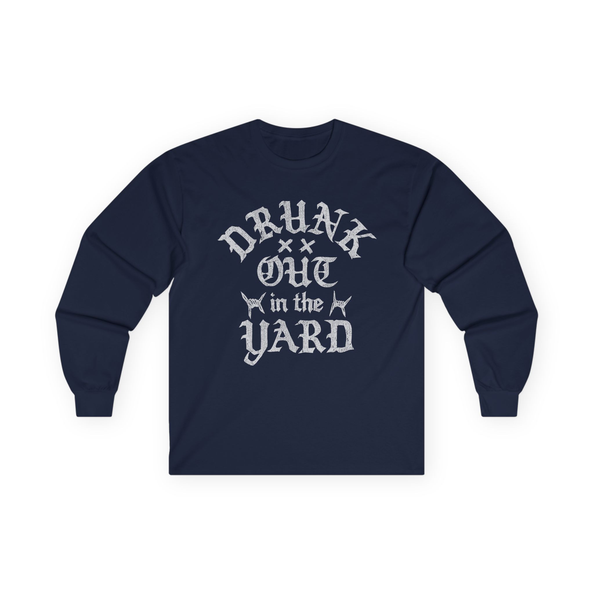 Hardy Drunk Out in the Yard Unisex Ultra Cotton Long Sleeve Tee