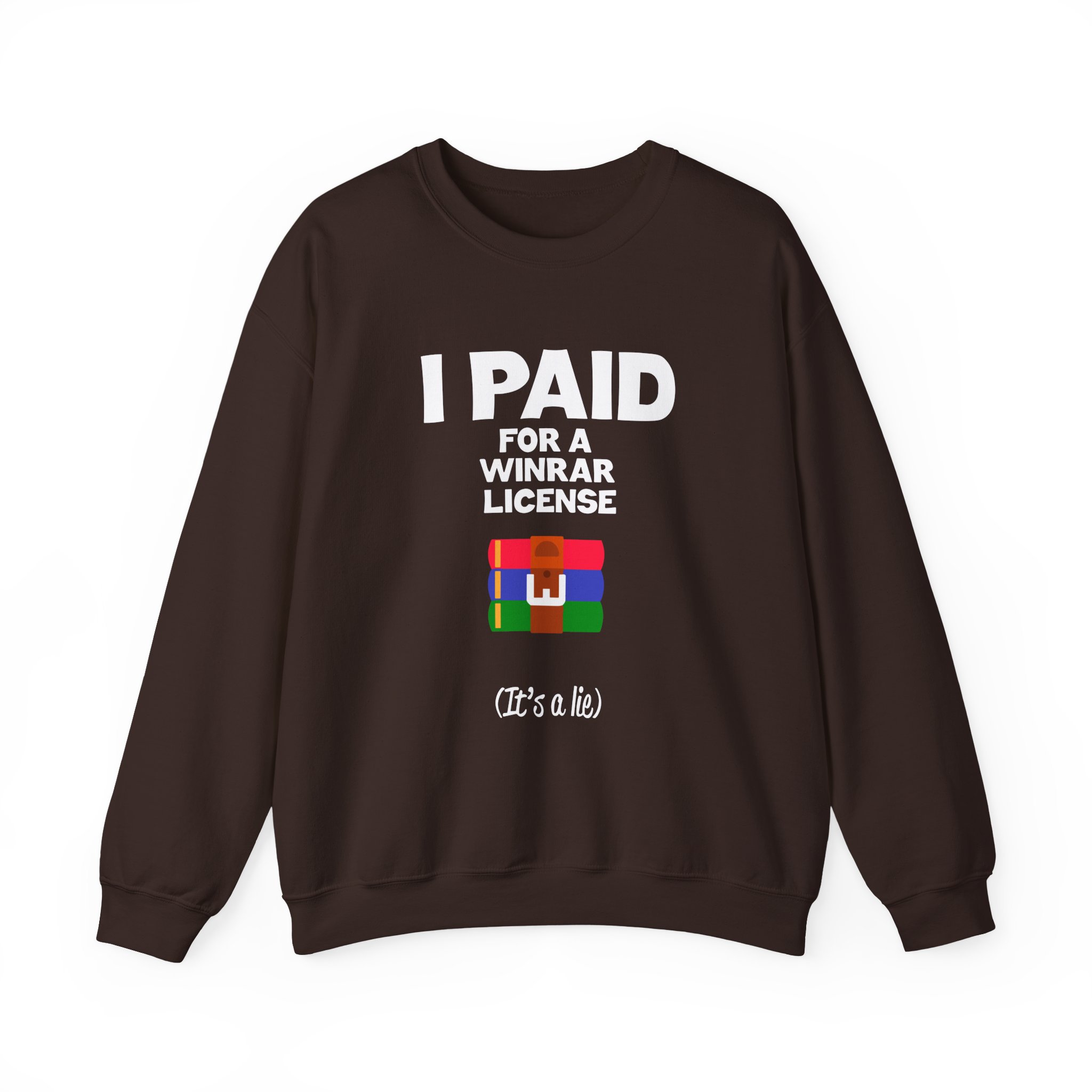 Winrar I Paid for a License Unisex Heavy Blendâ„¢ Crewneck Sweatshirt