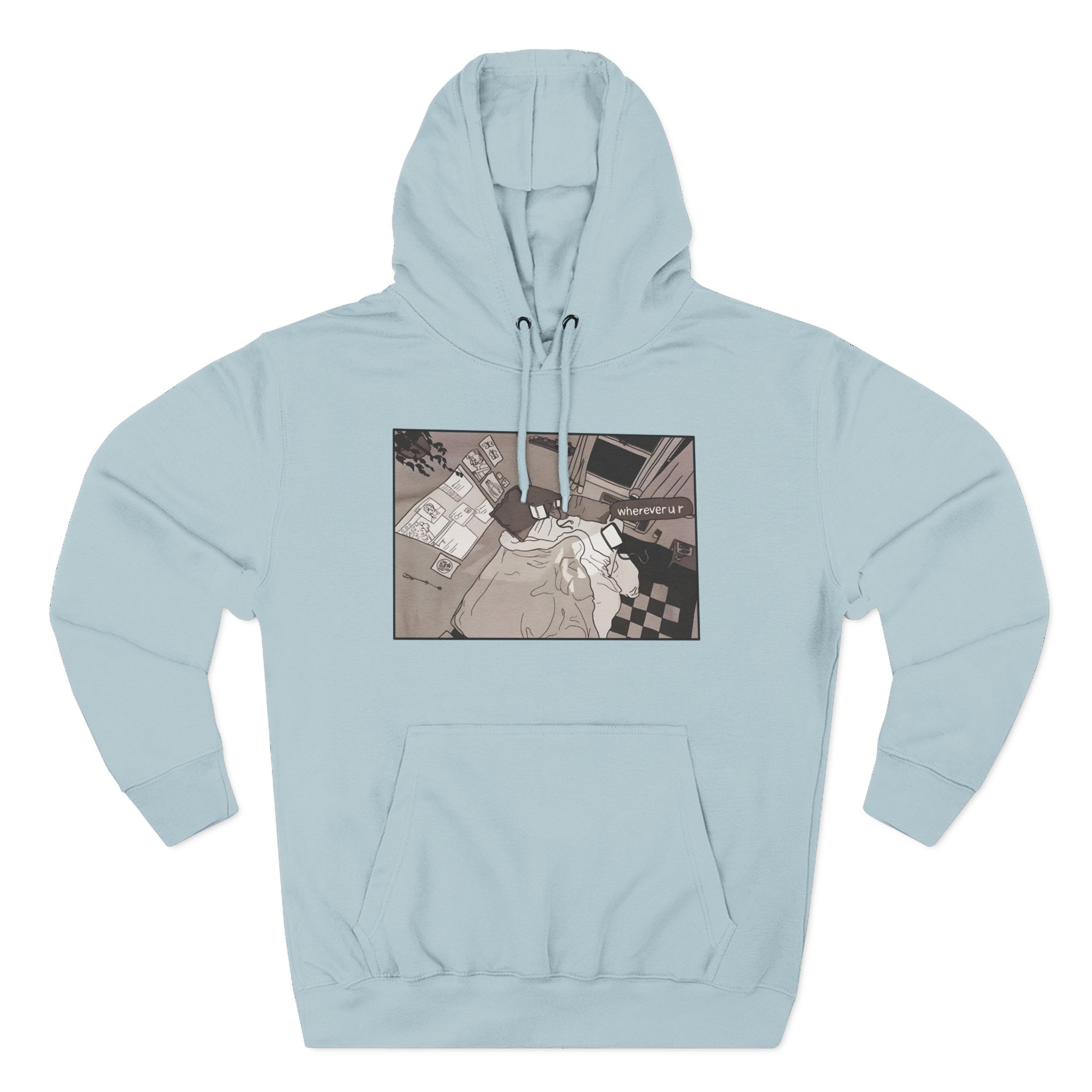 Umi Three-Panel Fleece Hoodie