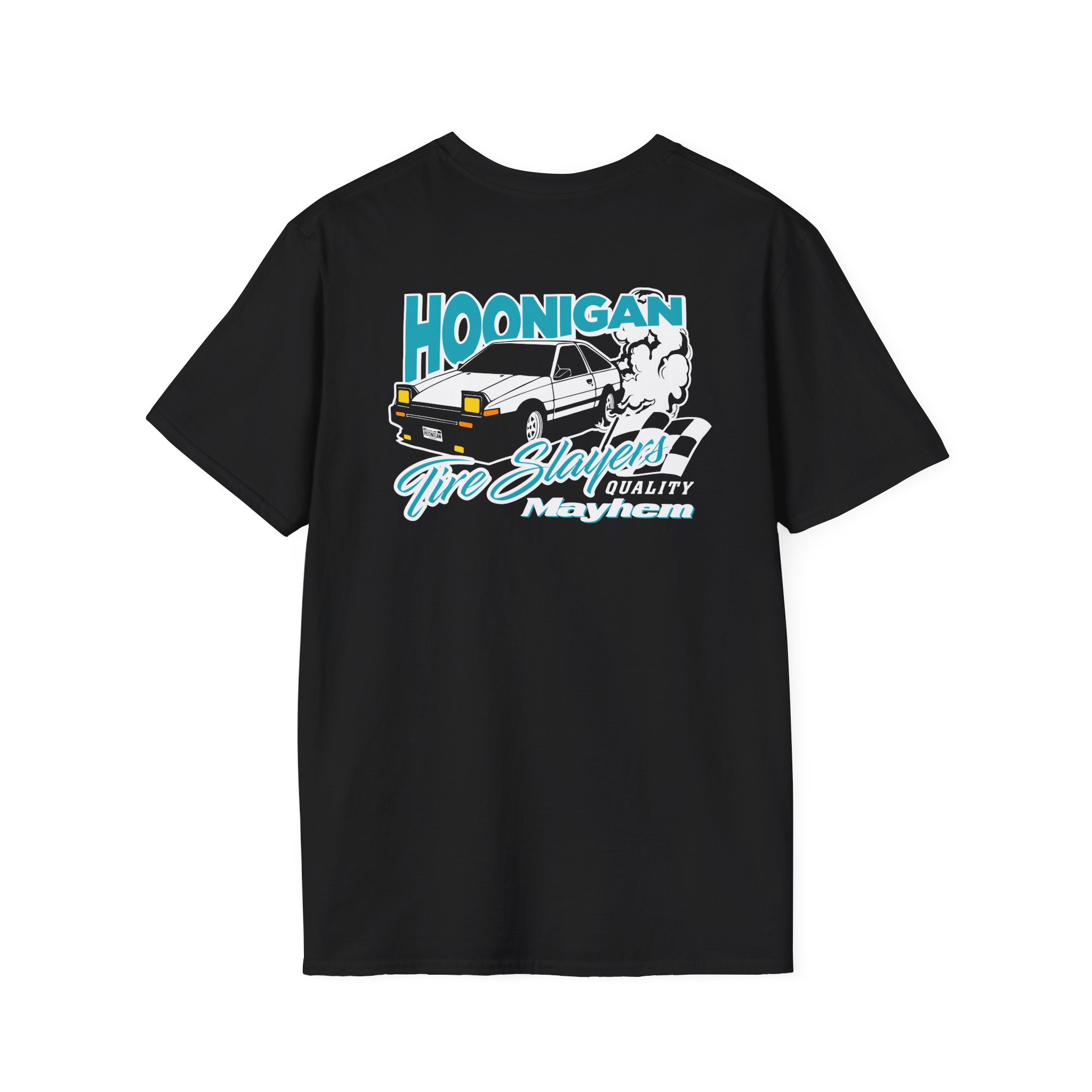 Ken Block Hoonigan 86 Tire Slayers Unisex Softstyle T-Shirt