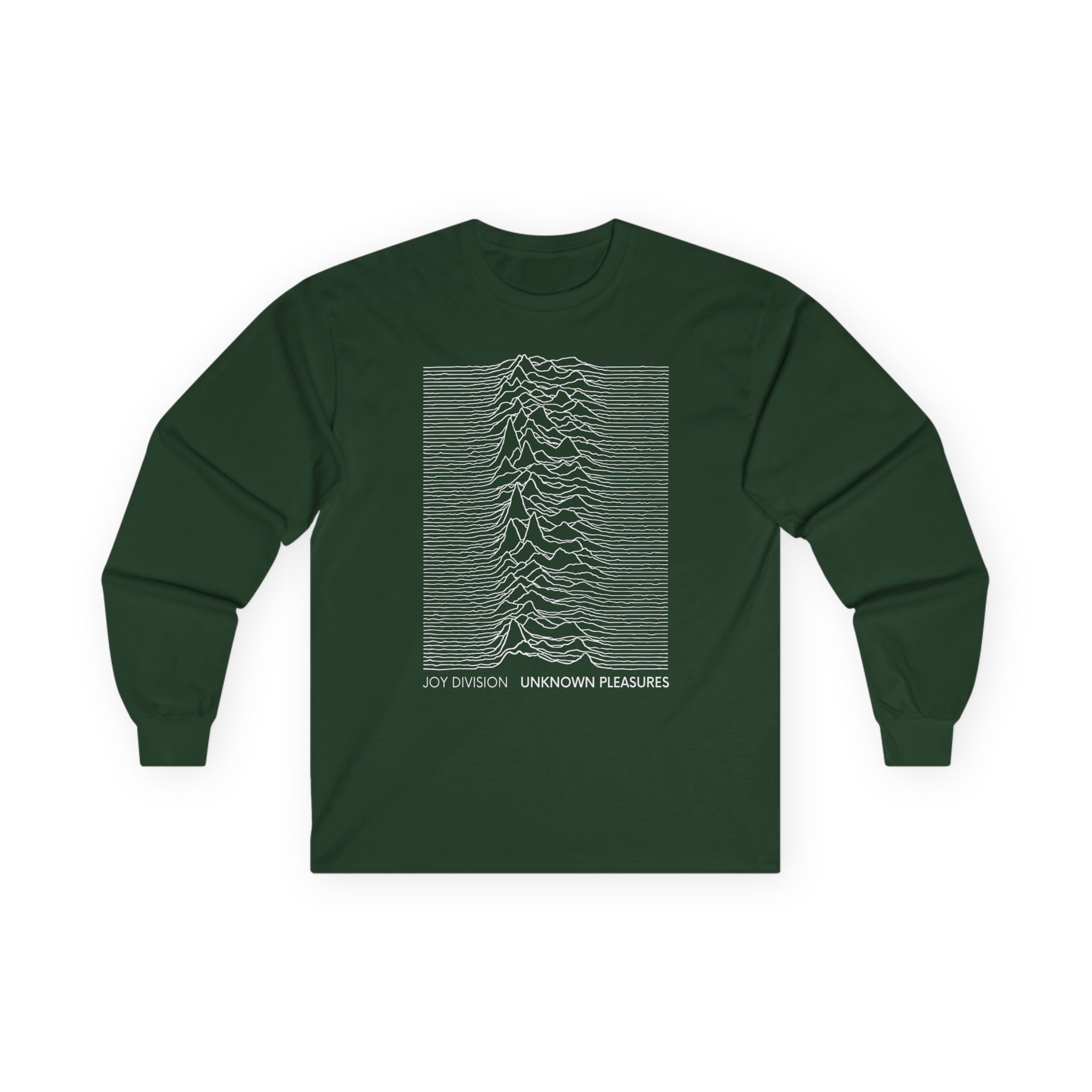 Joy Division Unknown Pleasures Text Unisex Ultra Cotton Long Sleeve Tee