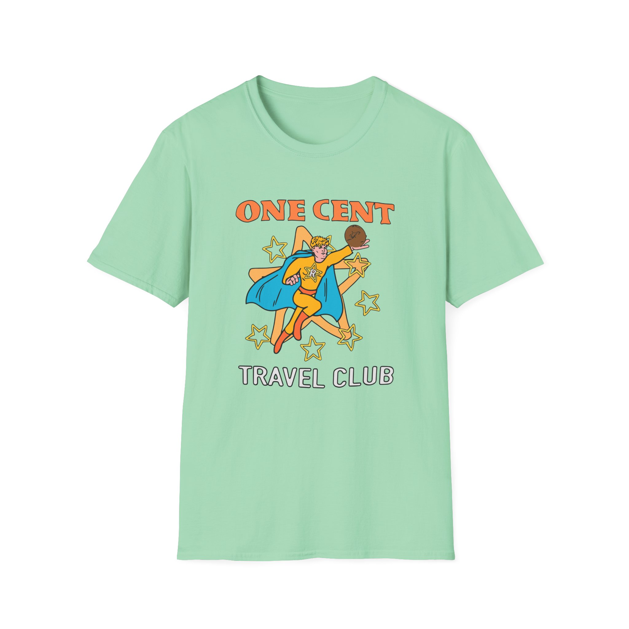 Ryan Trahan One Cent Adventure Awaits Travel Club Unisex Softstyle T-Shirt