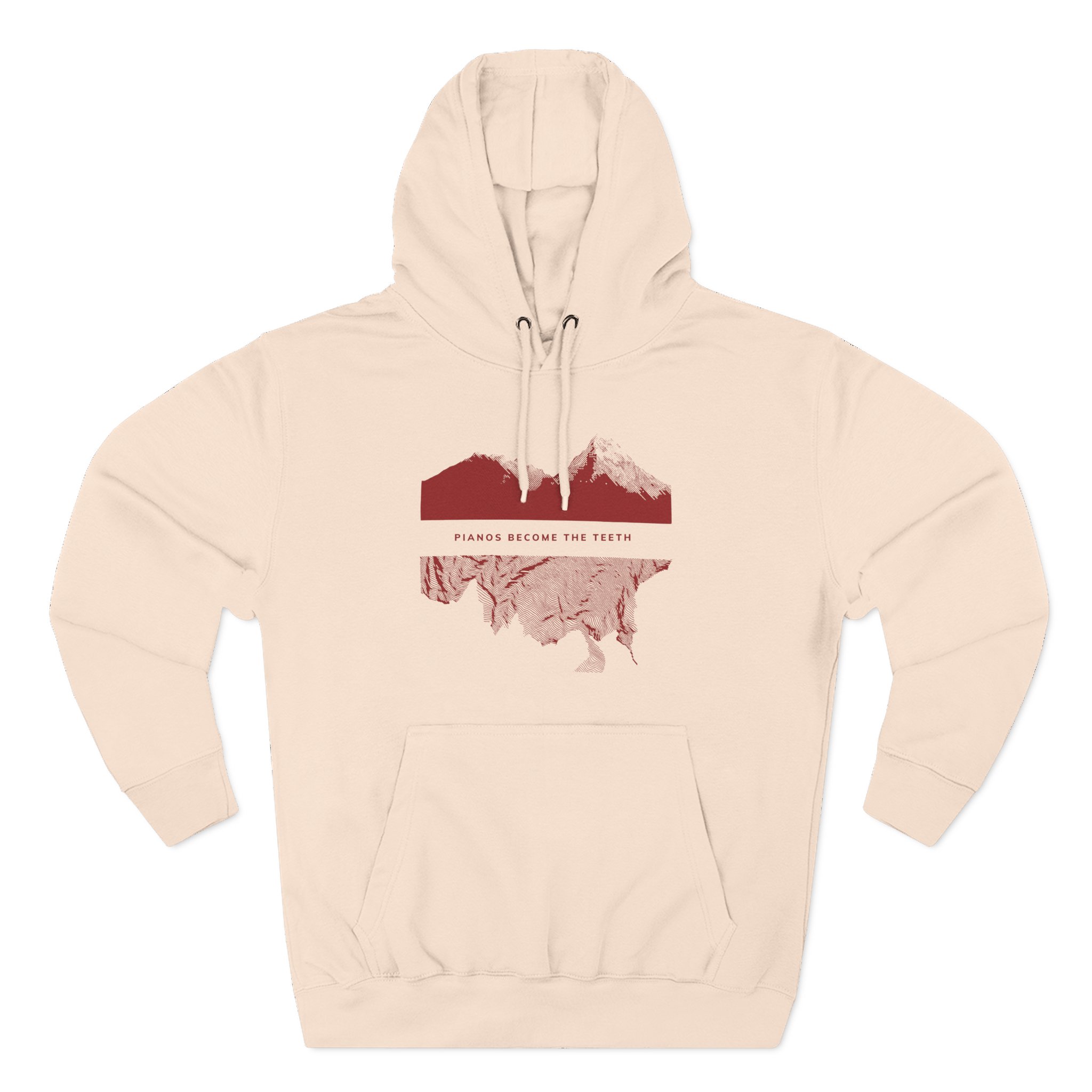 Pianos Become the Teeth Mountains Three-Panel Fleece Hoodie