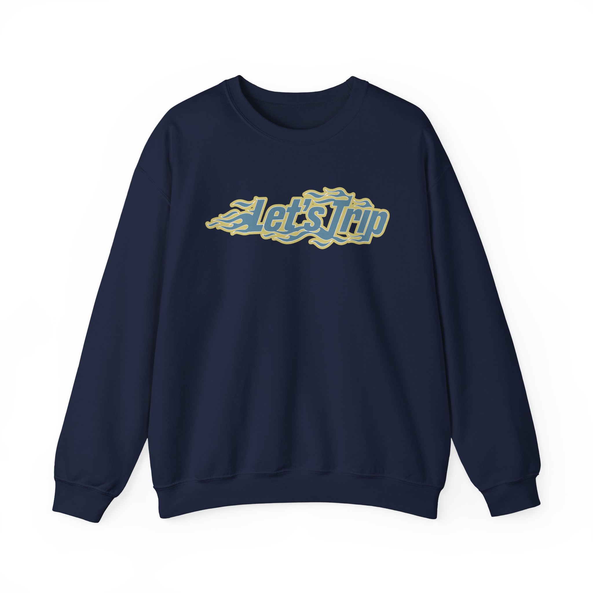 Sturniolo Let's Trip Flames Unisex Heavy Blendâ„¢ Crewneck Sweatshirt