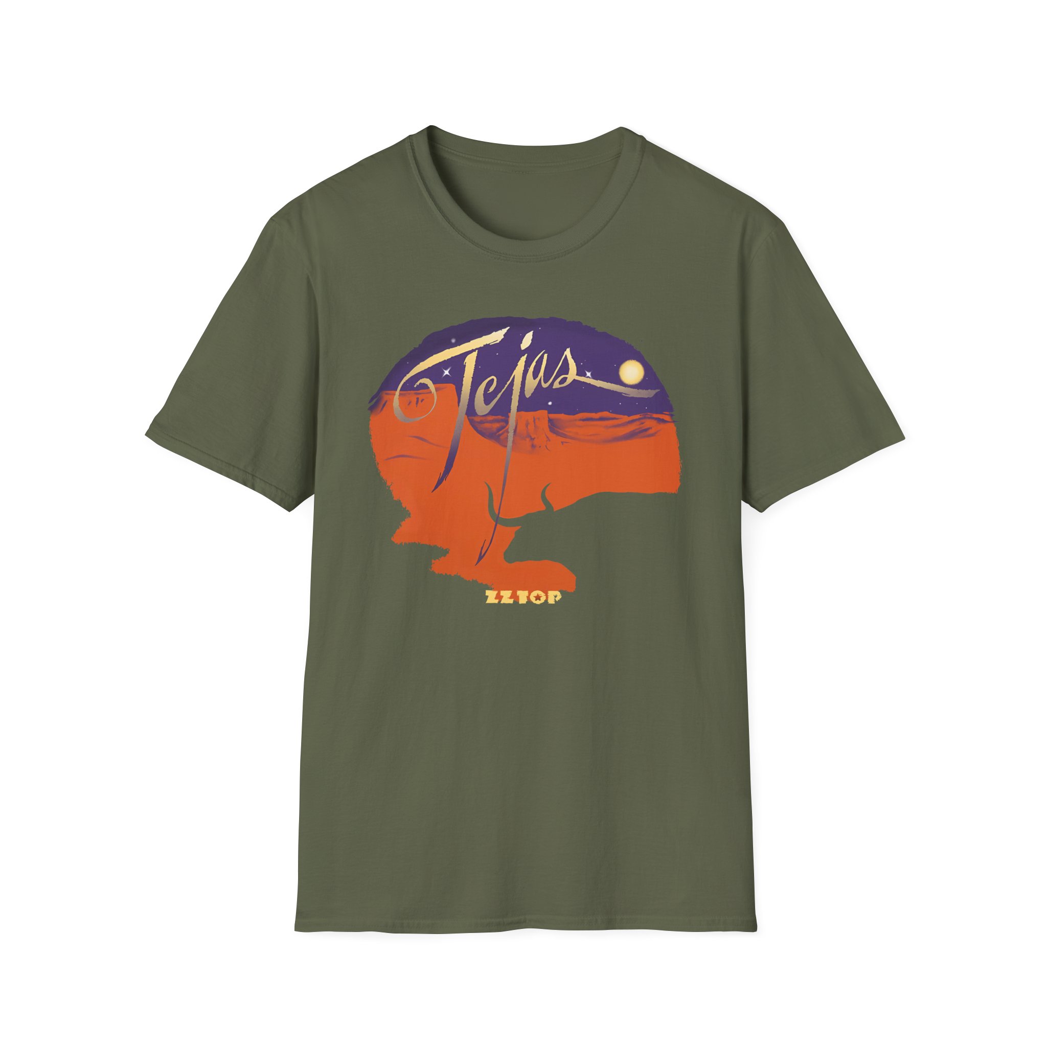 ZZ Top Tejas Unisex Softstyle T-Shirt