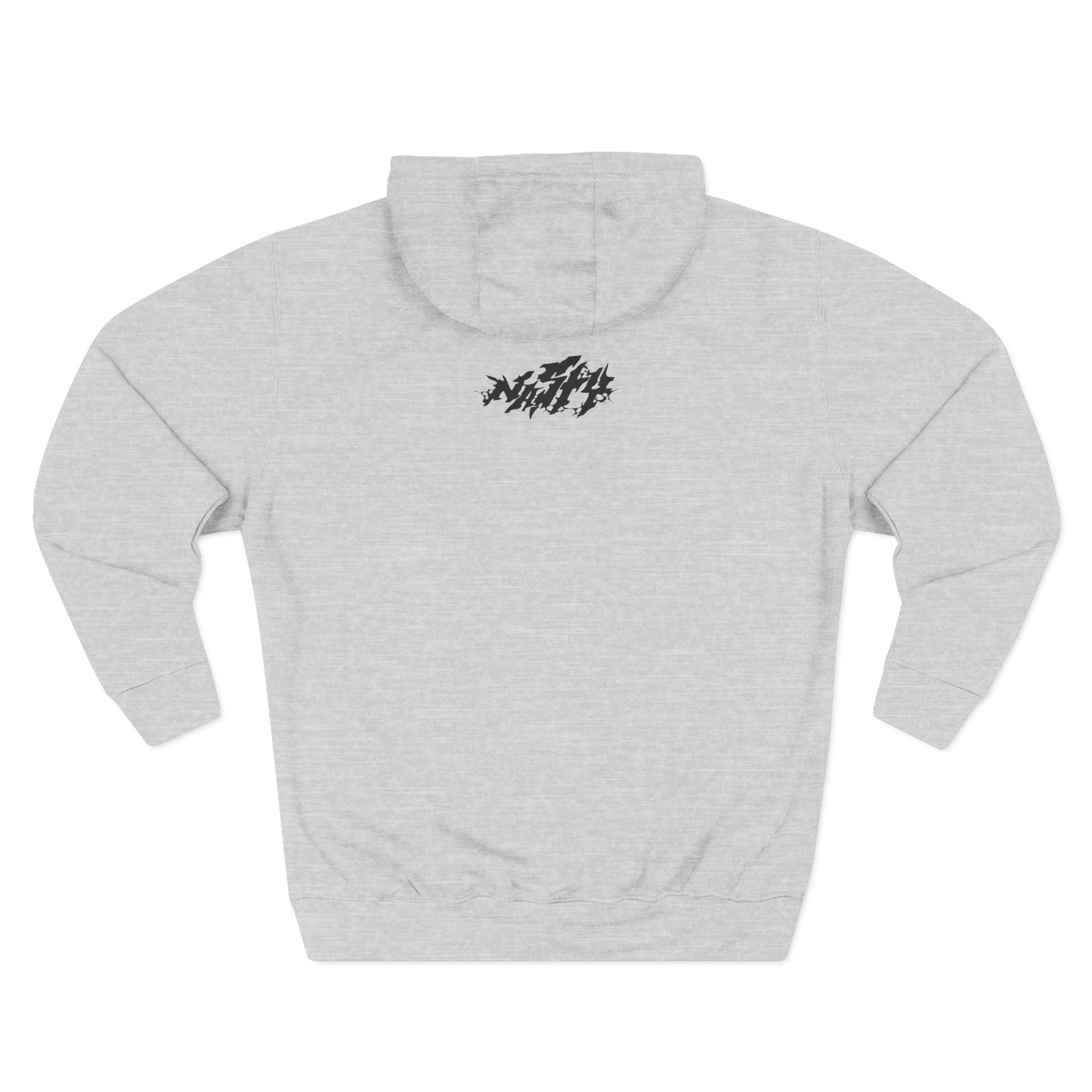 Nasty Love Three-Panel Fleece Hoodie