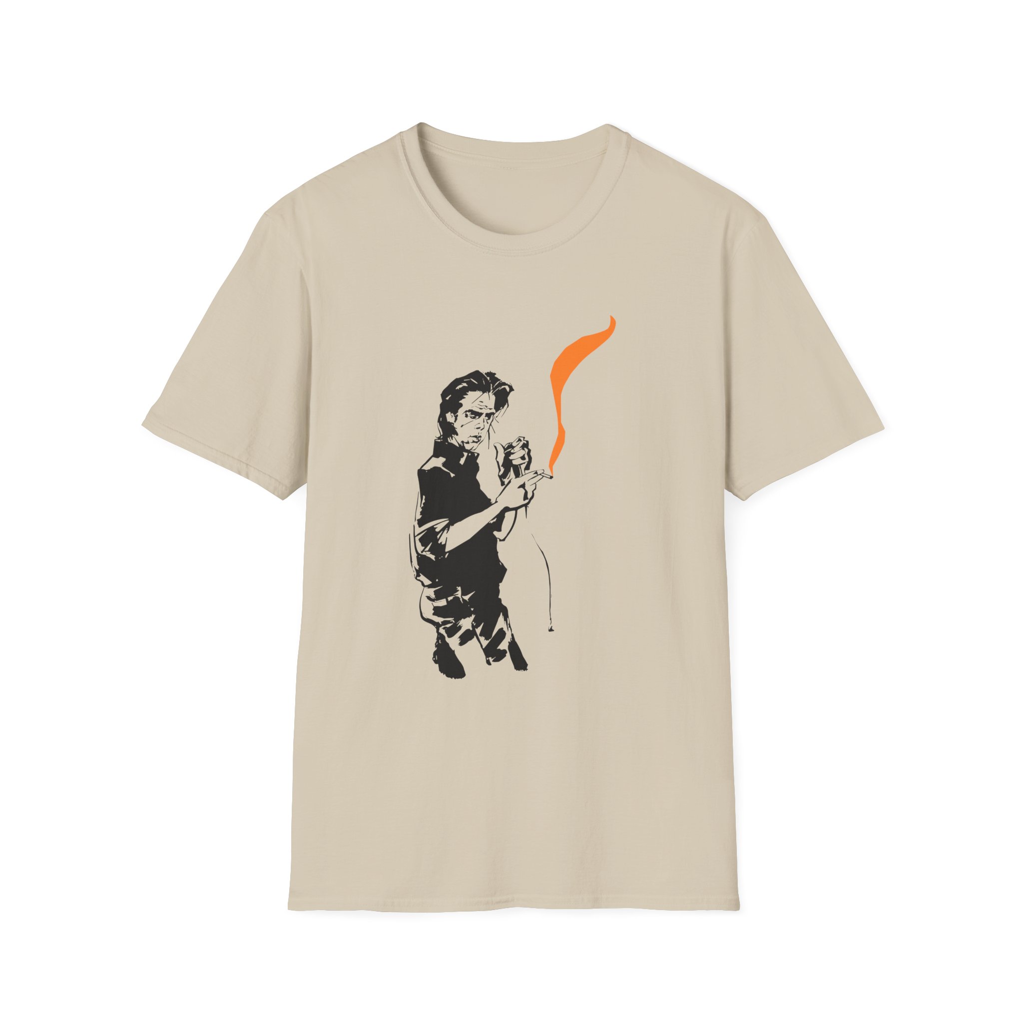 Nick Cave Smoking Unisex Softstyle T-Shirt