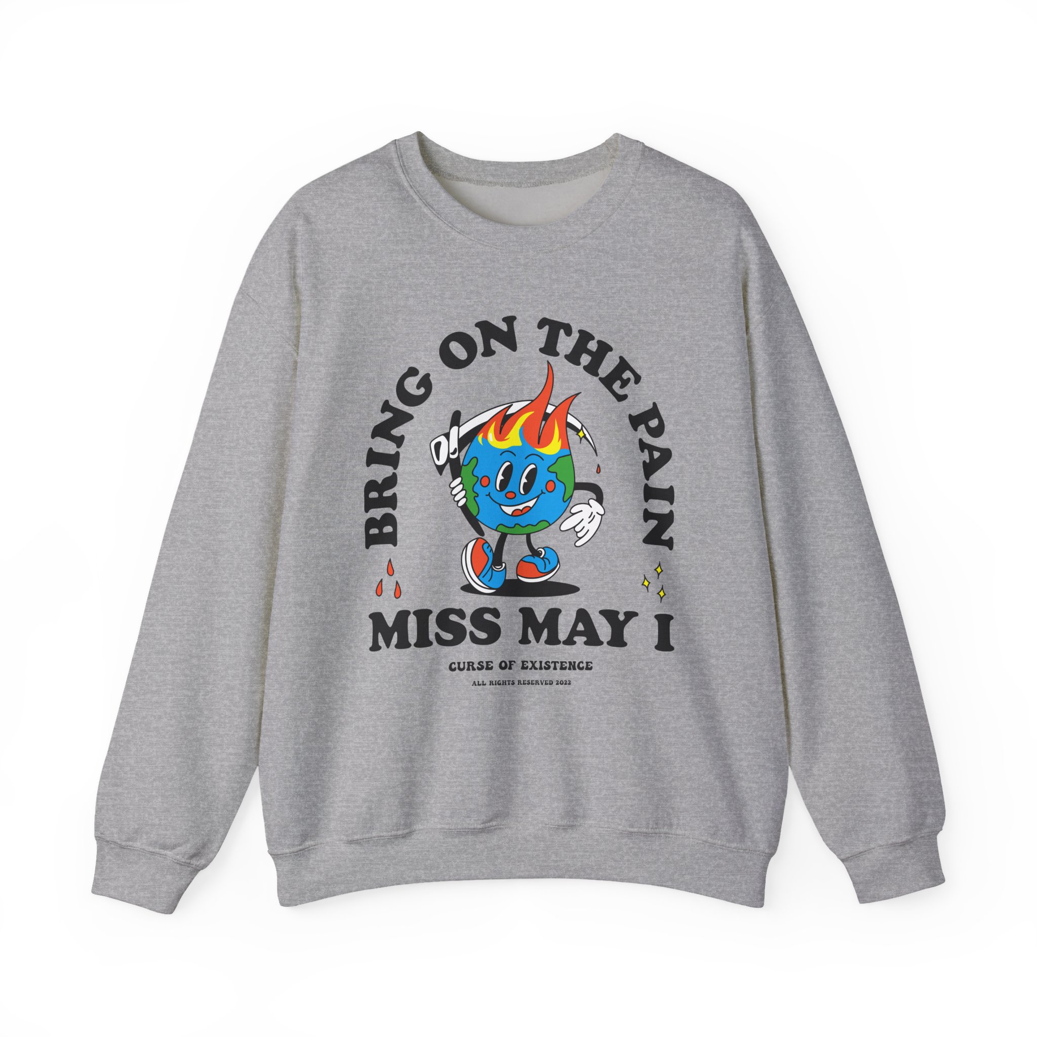 Miss May I Mr. Pain Toddler Unisex Heavy Blendâ„¢ Crewneck Sweatshirt