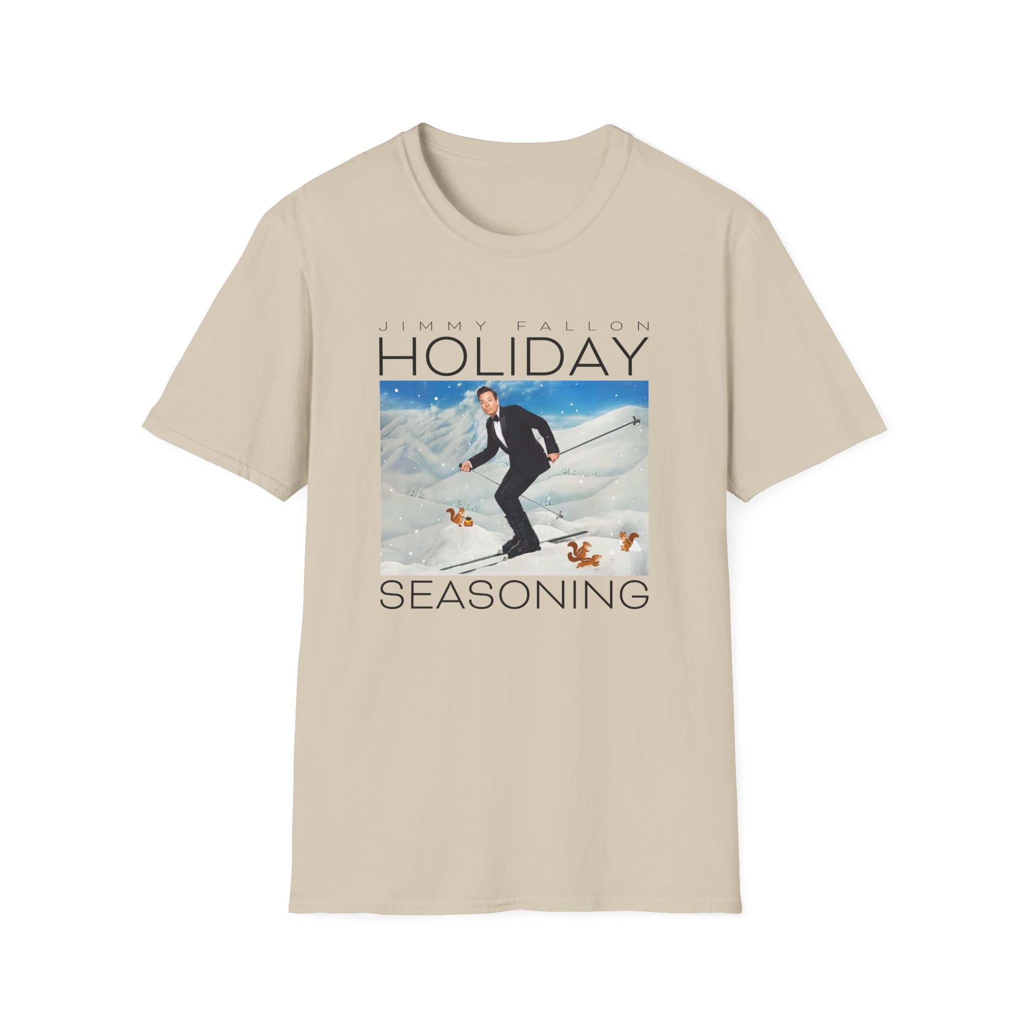 Jimmy Fallon Holiday Seasoning Unisex Softstyle T-Shirt