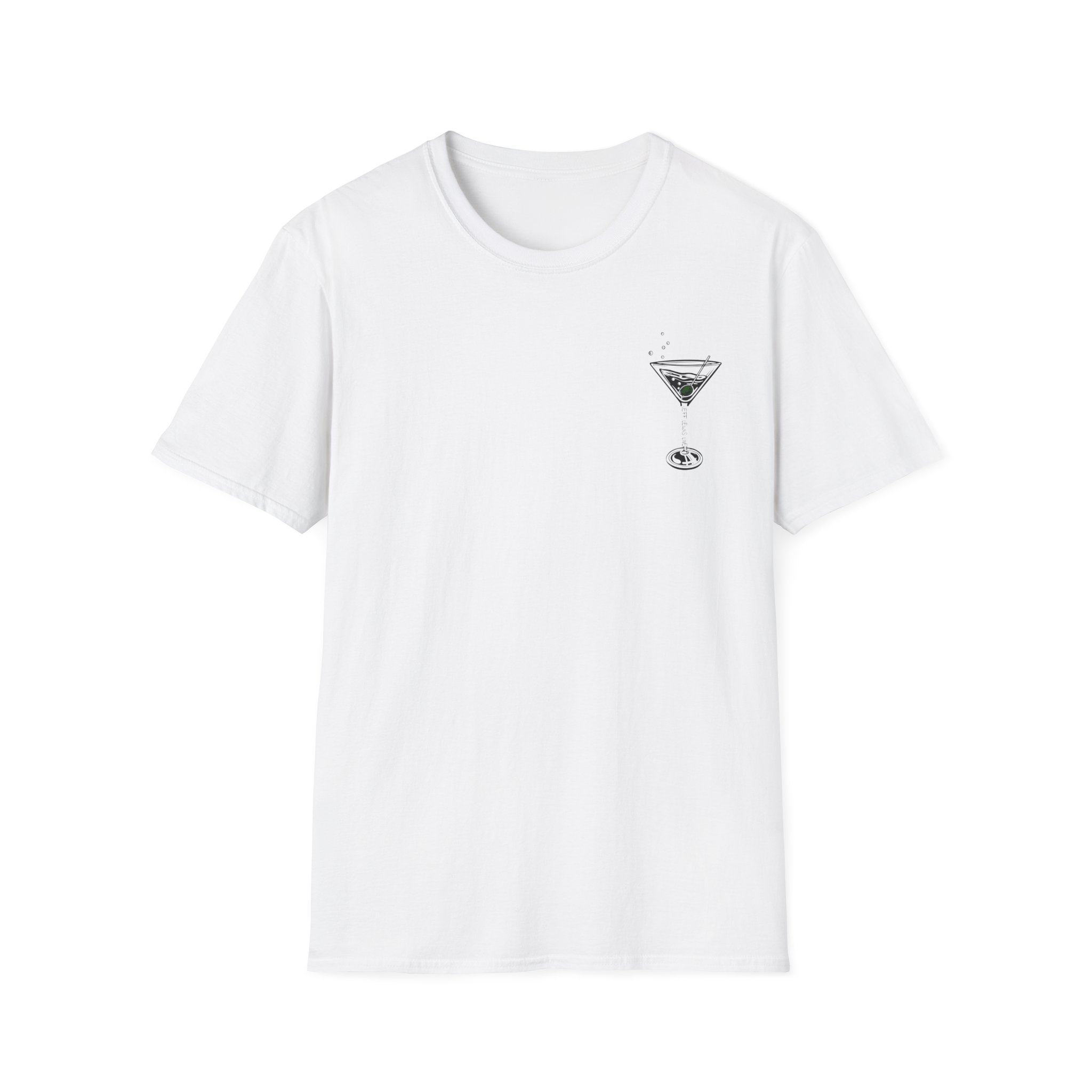 Jeffrey Lewis Jll Martini Glass Unisex Softstyle T-Shirt