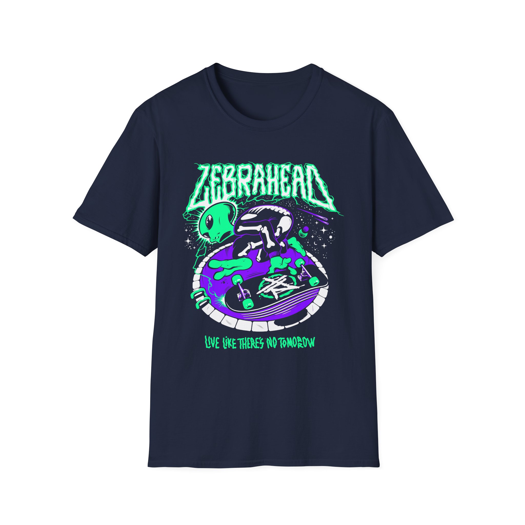 Zebrahead Alien Unisex Softstyle T-Shirt