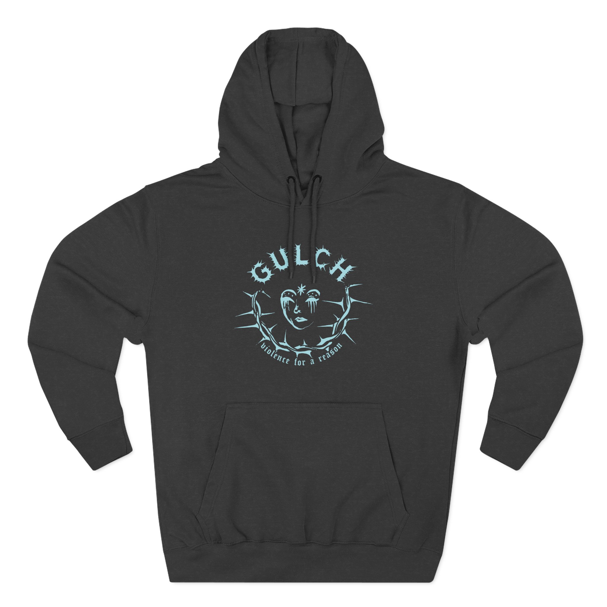 Gulch Violence From Gulch Three-Panel Fleece Hoodie
