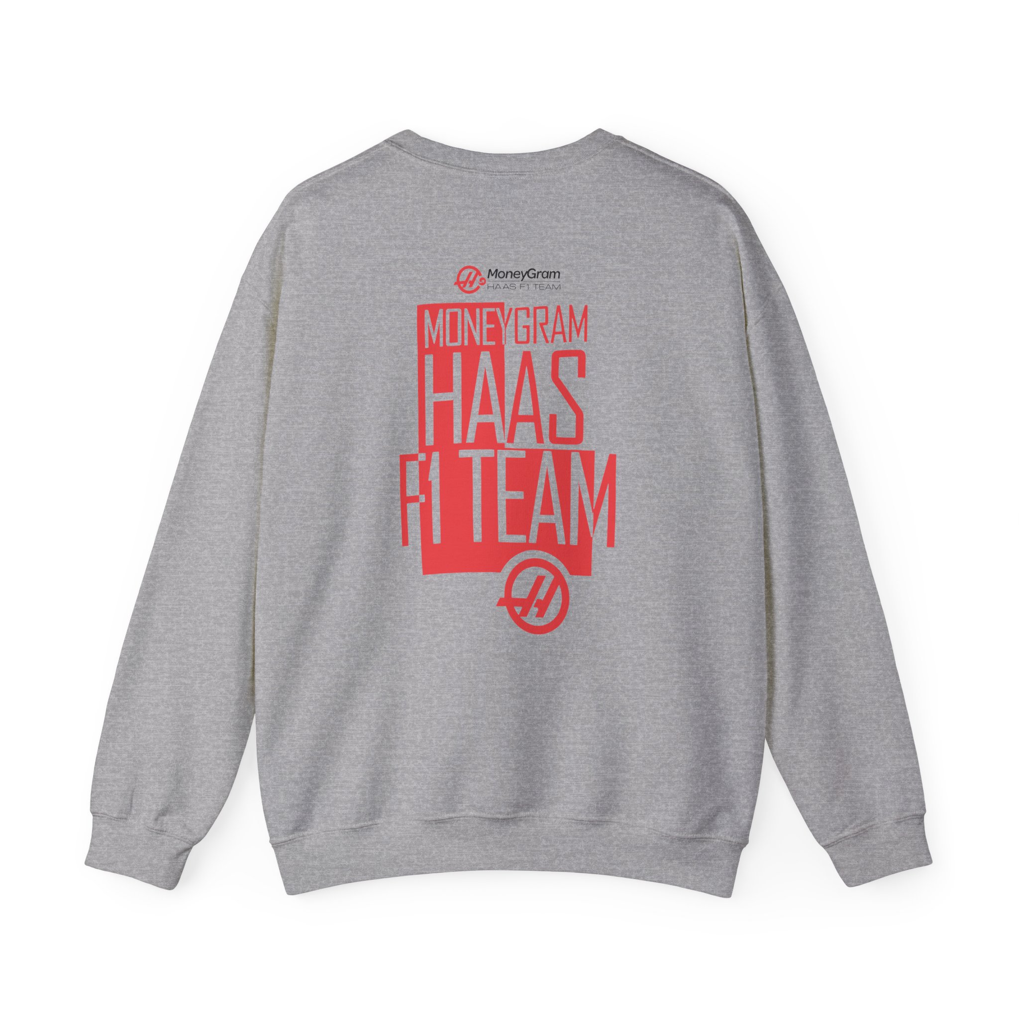 Haas F1 Color Block Unisex Heavy Blendâ„¢ Crewneck Sweatshirt
