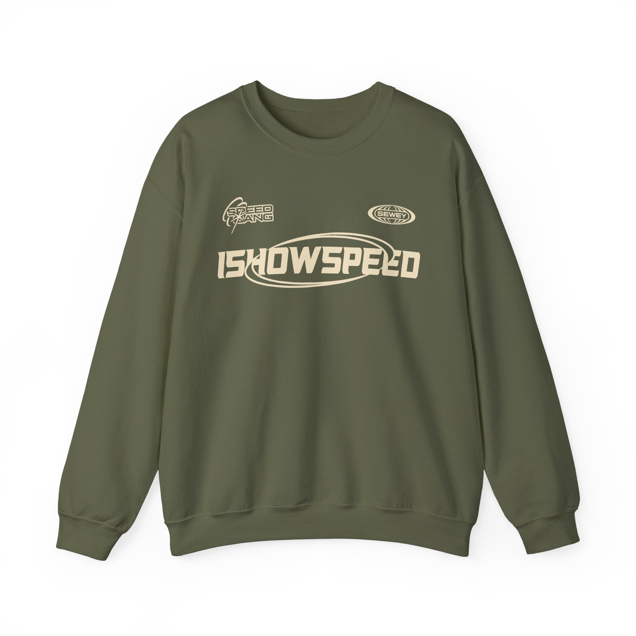Ishowspeed Racing Royal Unisex Heavy Blendâ„¢ Crewneck Sweatshirt