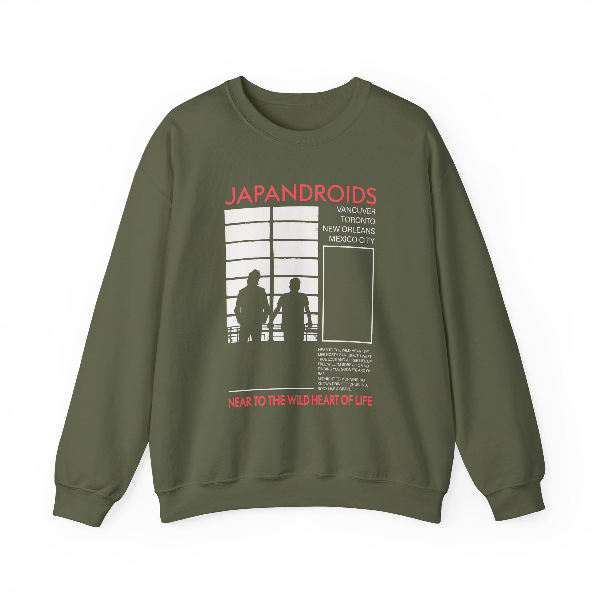 Japandroids Unisex Heavy Blendâ„¢ Crewneck Sweatshirt