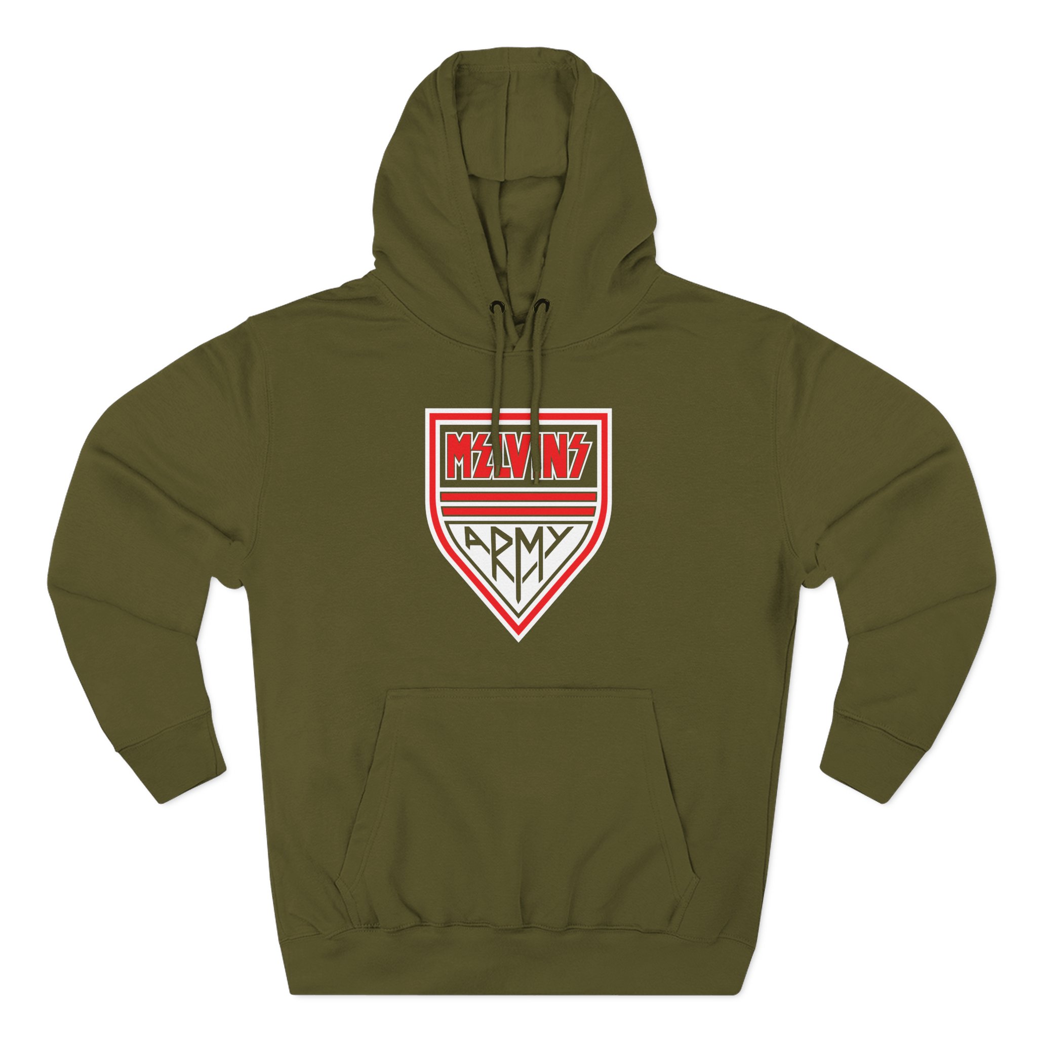 Melvins Army Three-Panel Fleece Hoodie