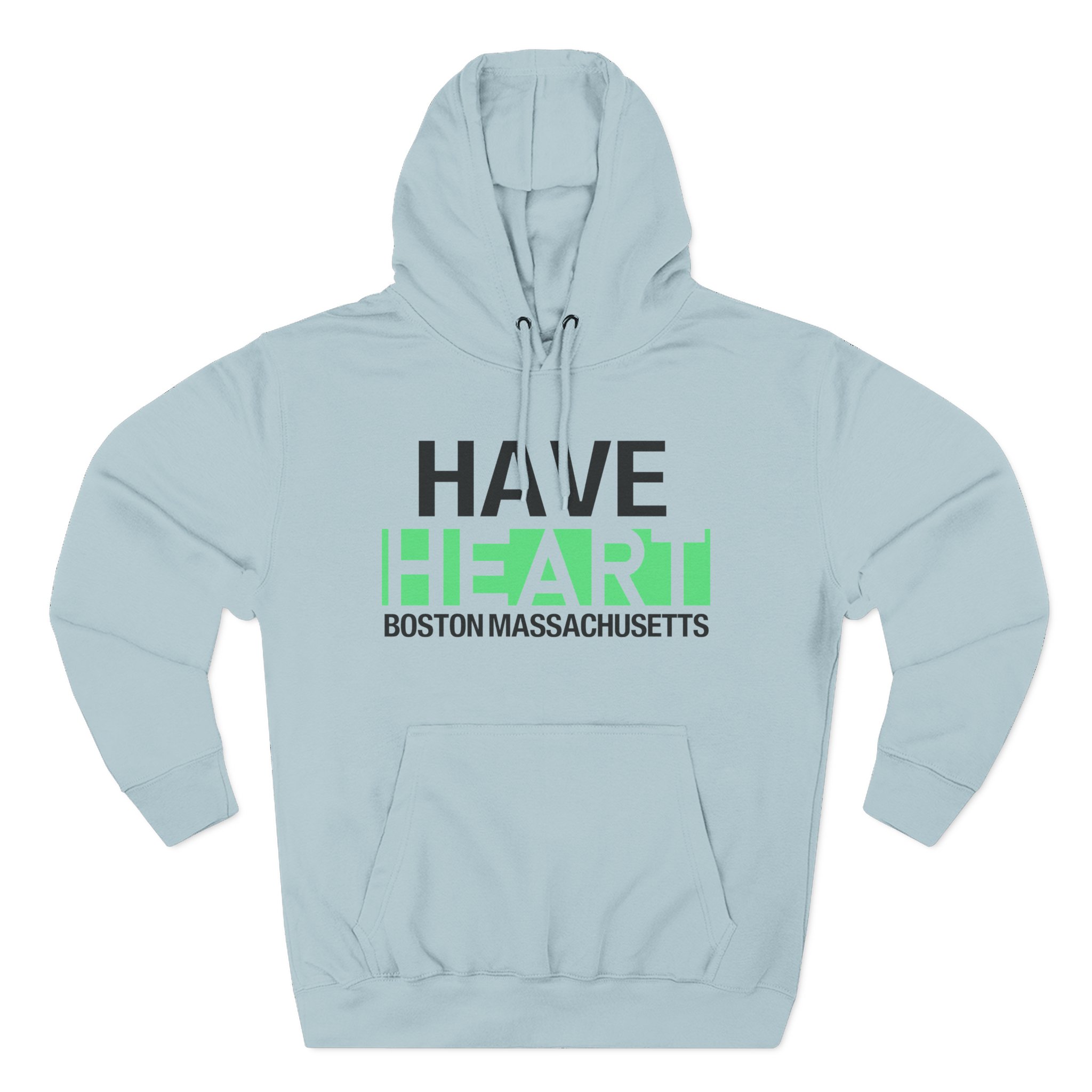 Have Heart Armed With a Mind Three-Panel Fleece Hoodie