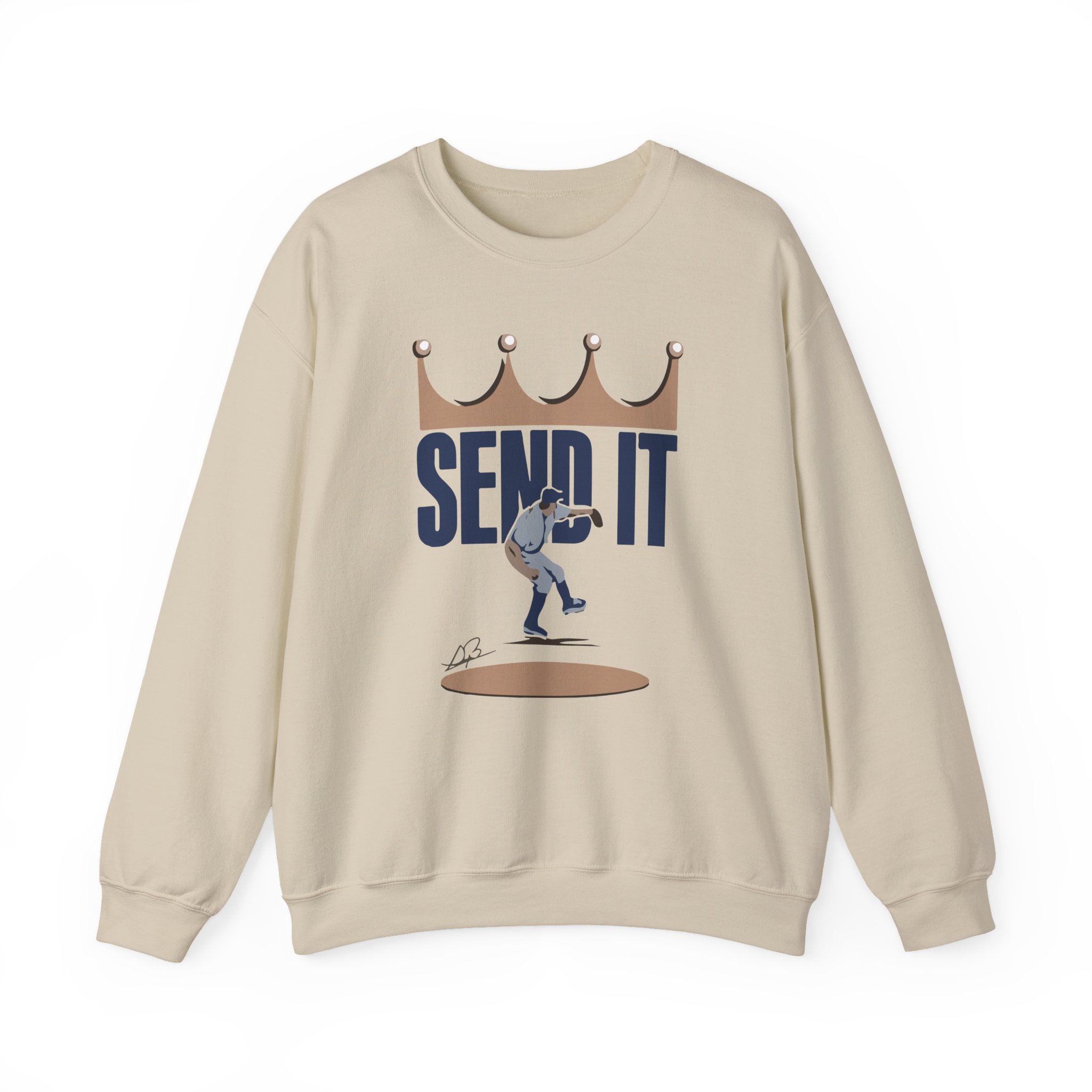 Trevor Bauer Send It Unisex Heavy Blendâ„¢ Crewneck Sweatshirt