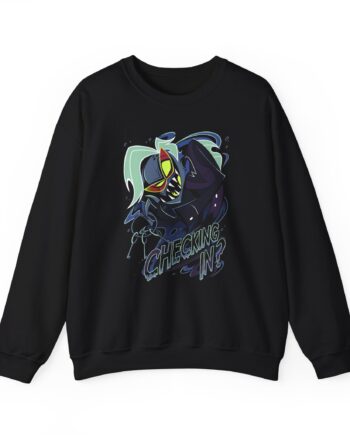 Vivziepop Checking in Unisex Heavy Blend™ Crewneck Sweatshirt