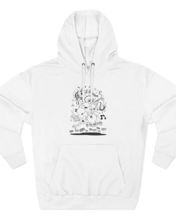 Crywank Three-Panel Fleece Hoodie