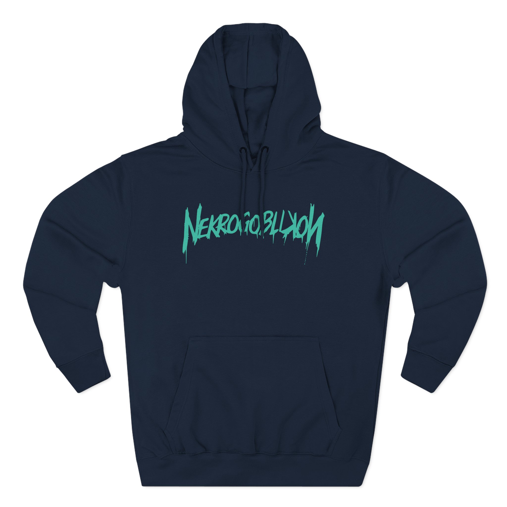 Nekrogoblikon Goblin Mode Crystal Wash Three-Panel Fleece Hoodie