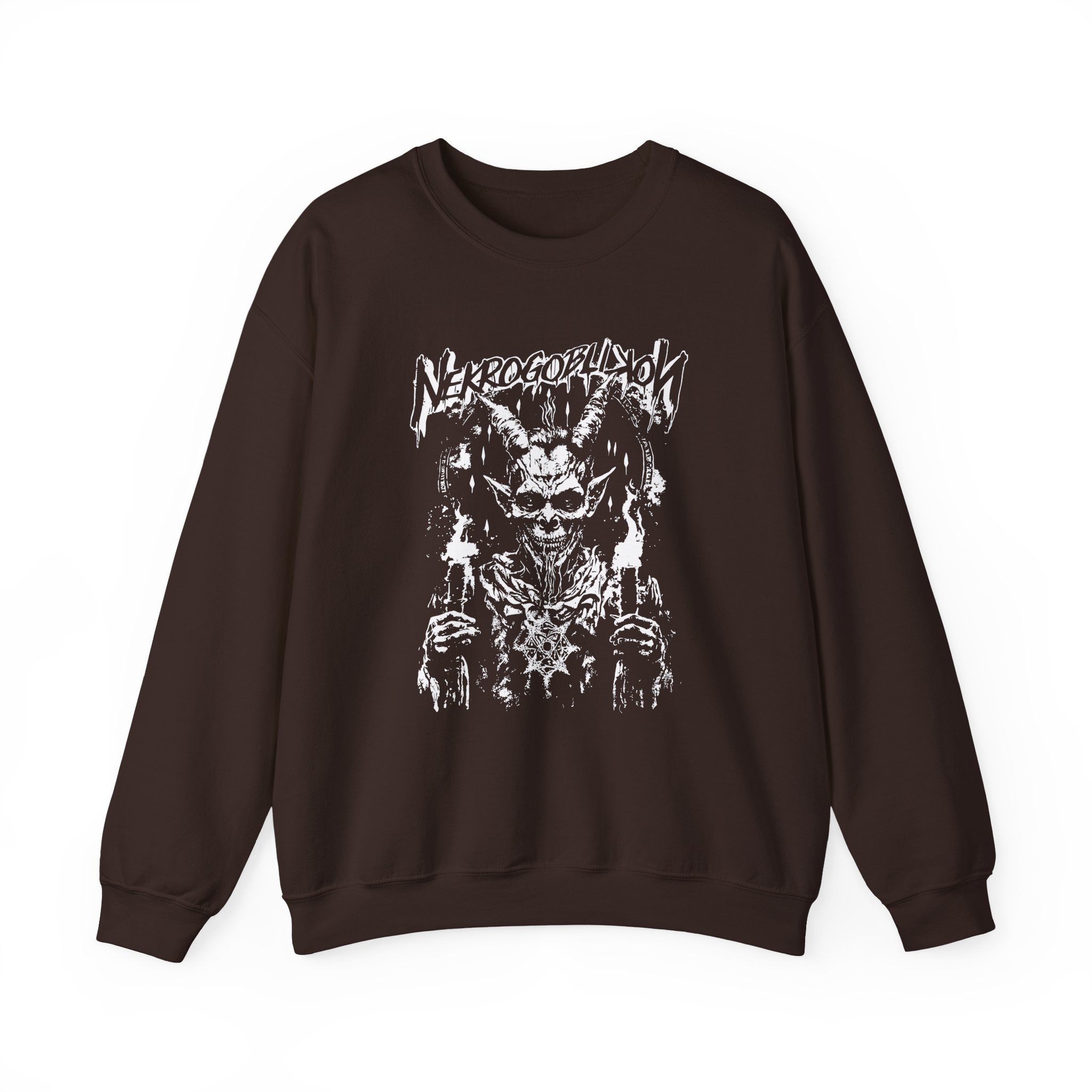 Nekrogoblikon Goblin Mode Sacrifice Unisex Heavy Blendâ„¢ Crewneck Sweatshirt