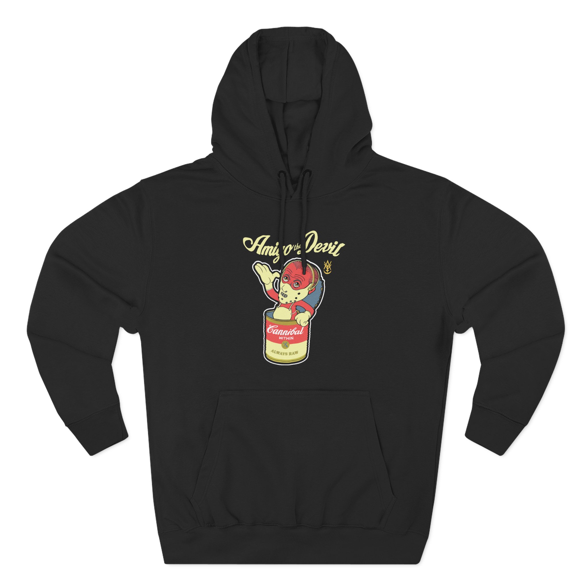Amigo The Devil Canibal Within Three-Panel Fleece Hoodie