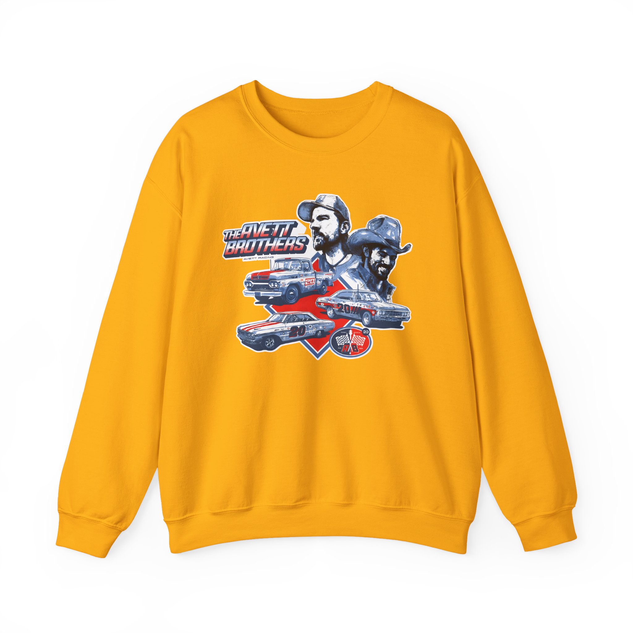Avett Brothers Vintage Car Unisex Heavy Blendâ„¢ Crewneck Sweatshirt