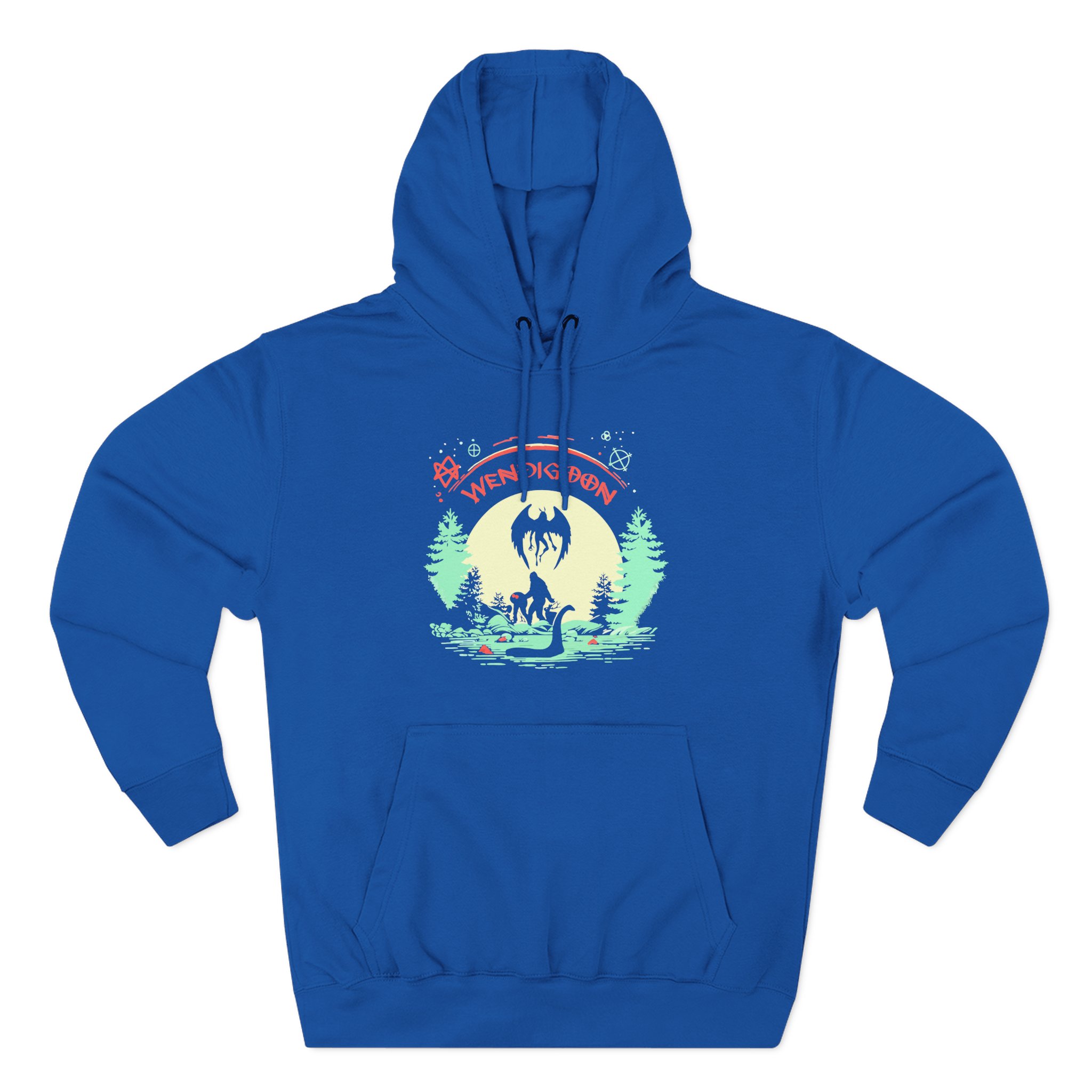 Wendigoon Cryptids on Tour Three-Panel Fleece Hoodie