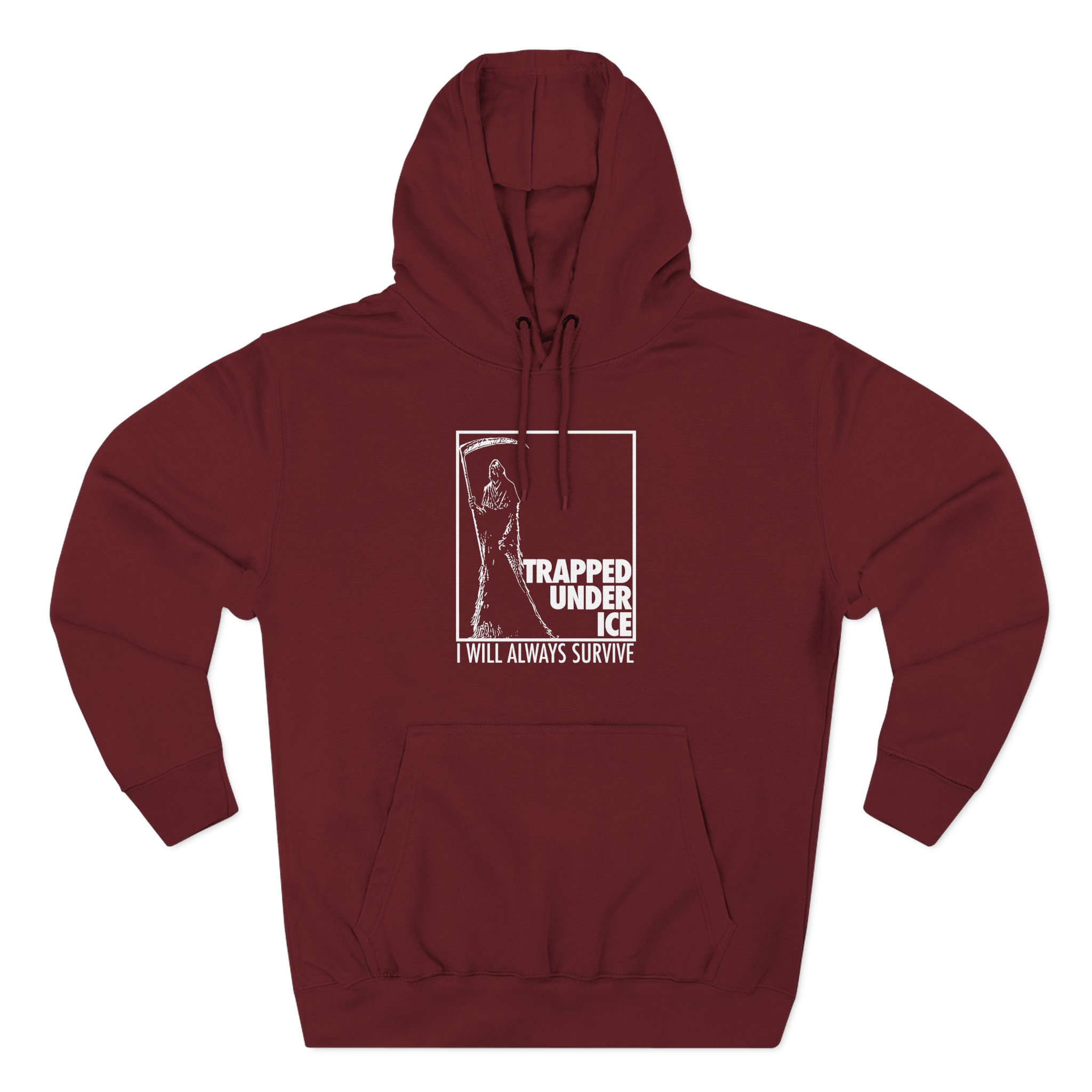 Trapped Under Ice Reaper Three-Panel Fleece Hoodie