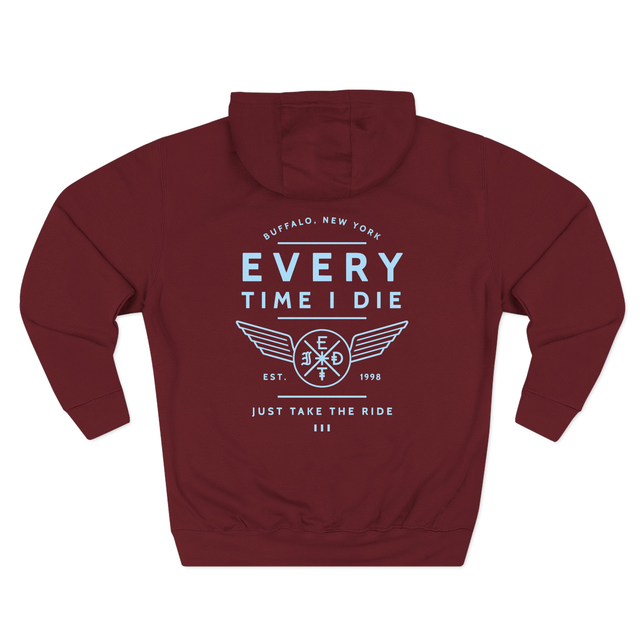 Every Time I Die Take the Ride Three-panel Fleece Hoodie