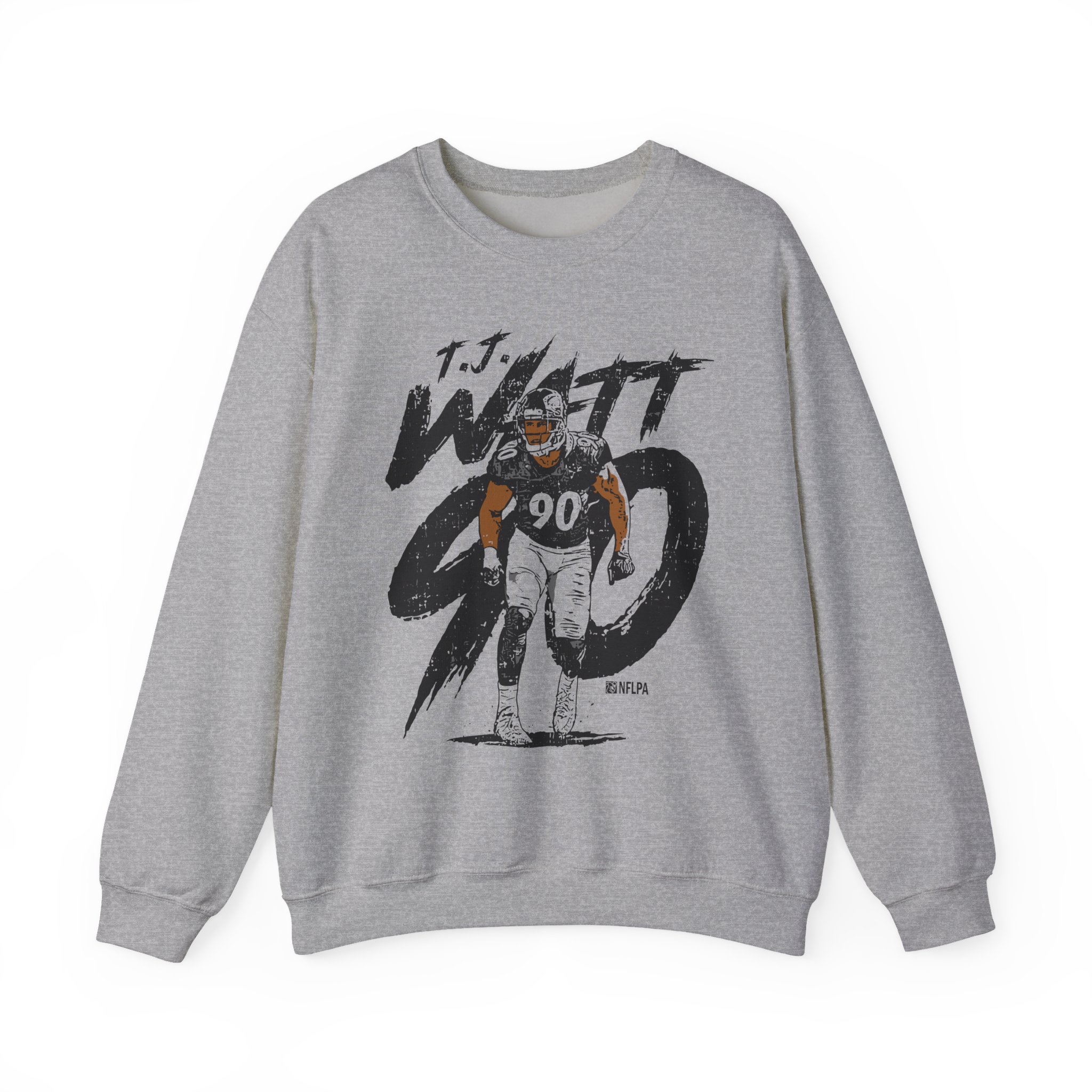 Tj Watt Rough Unisex Heavy Blendâ„¢ Crewneck Sweatshirt