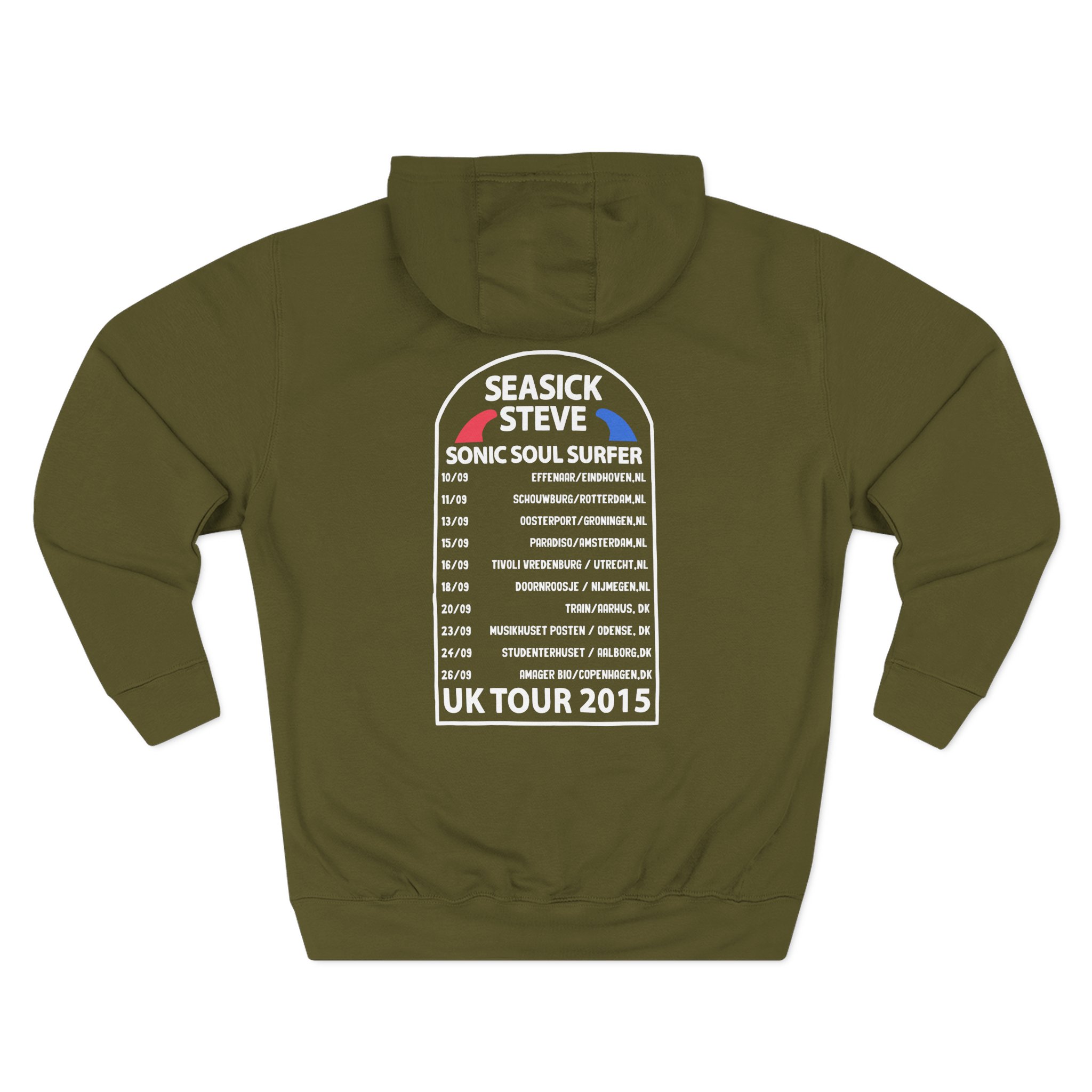 Seasick Steve Sonic Soul Surfer Three-Panel Fleece Hoodie