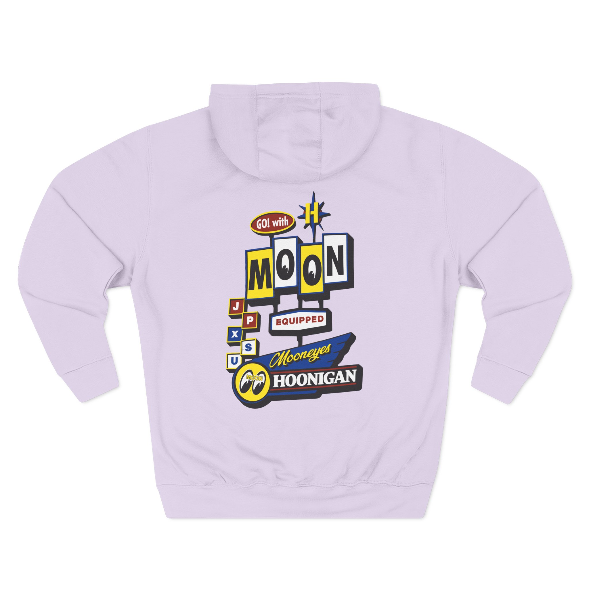 Ken Block Hoonigan X Mooneyes Moonmotel Three-Panel Fleece Hoodie