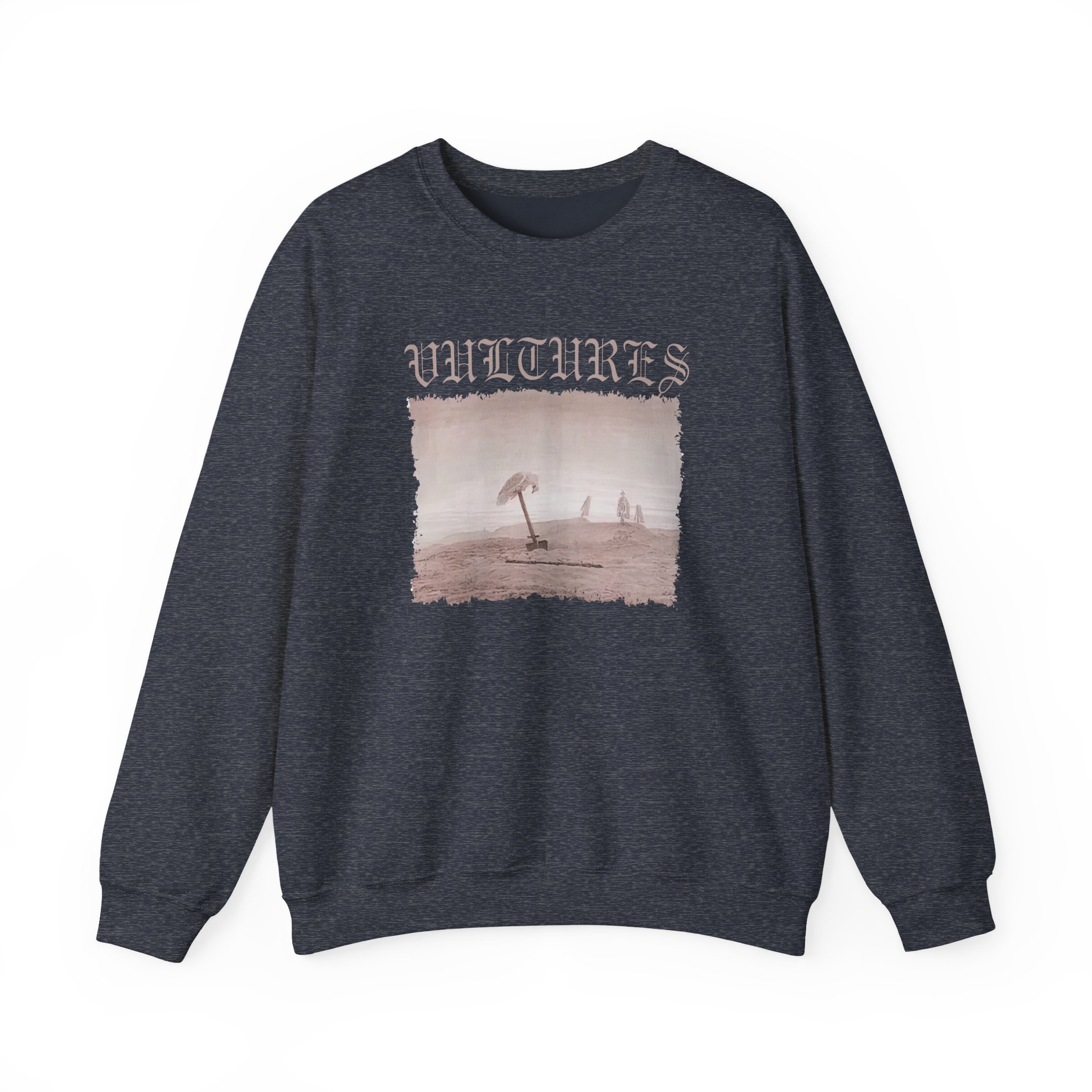 Vultures Inspired Album Unisex Heavy Blendâ„¢ Crewneck Sweatshirt