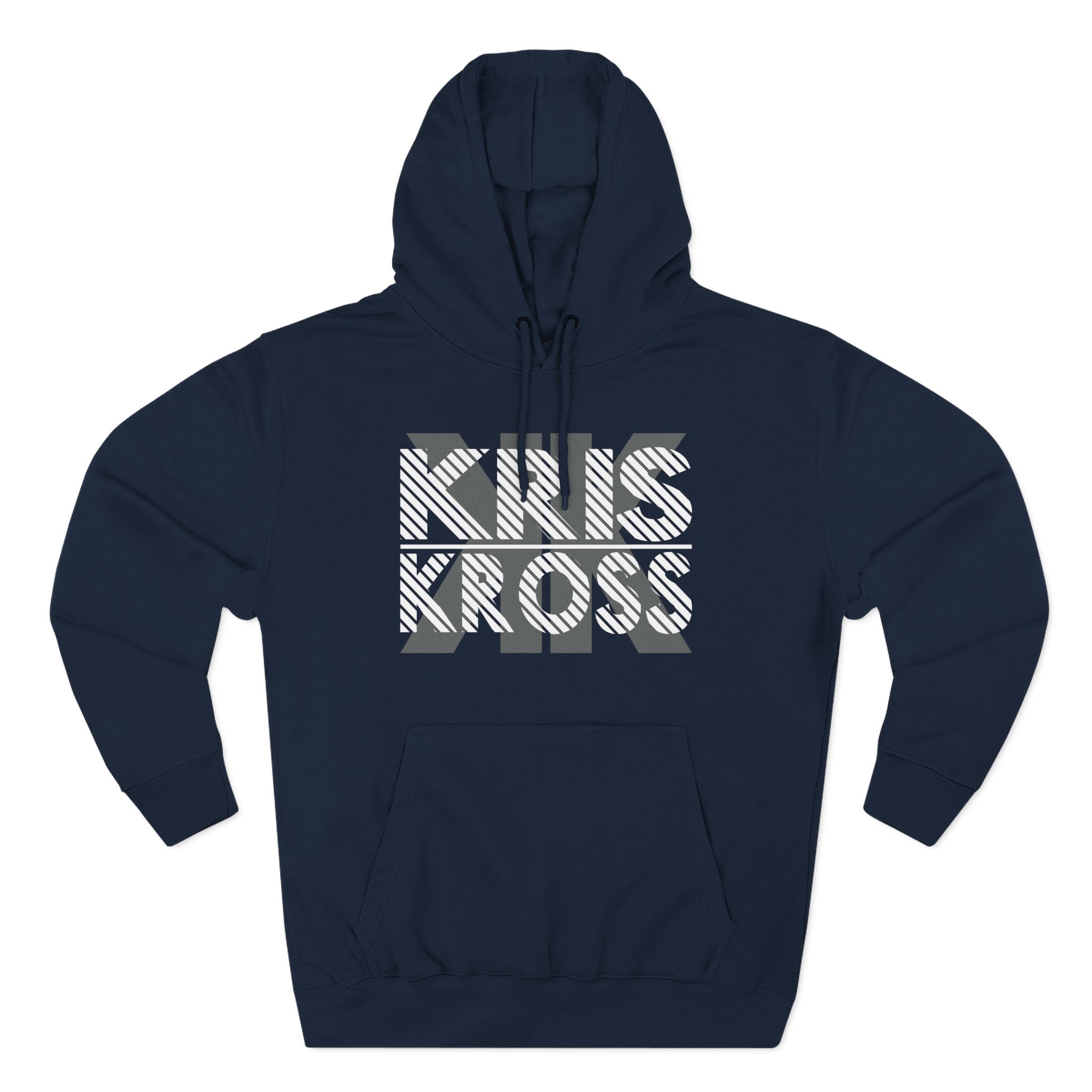 Vintage 90s Kiss Kross Three-Panel Fleece Hoodie